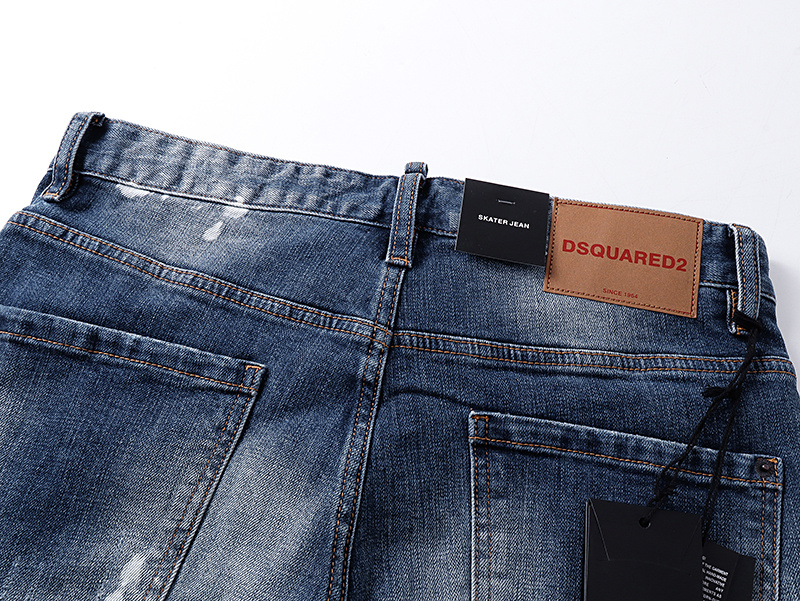 DSQUARED2 2039 Stretch Denim Shorts