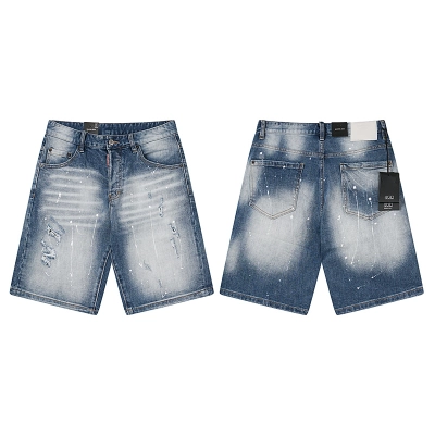 DSQUARED2 2040 Stretch Denim Shorts 01