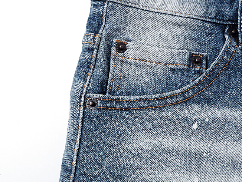 DSQUARED2 2040 Stretch Denim Shorts