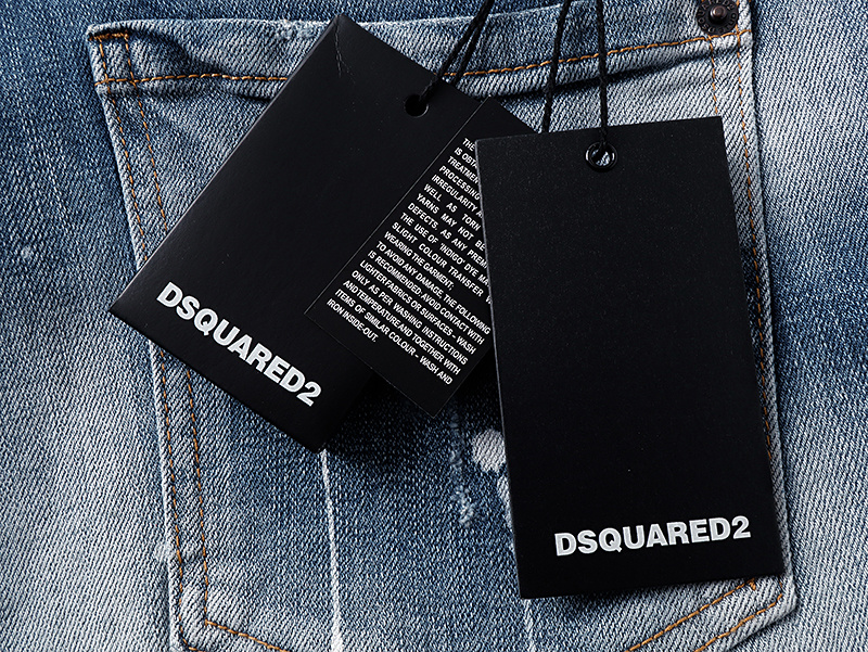 DSQUARED2 2040 Stretch Denim Shorts