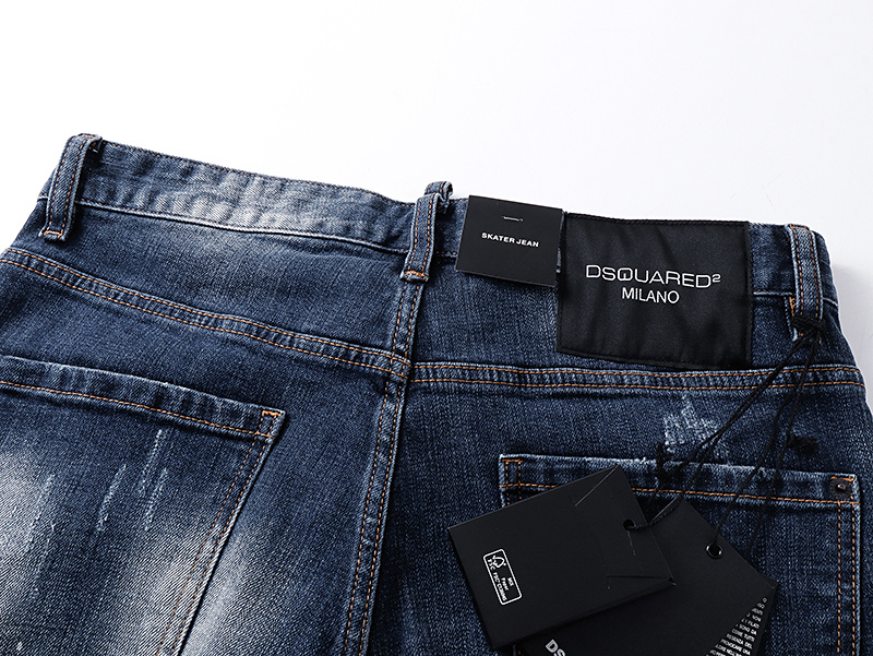 DSQUARED2 2051 Stretch Denim Shorts