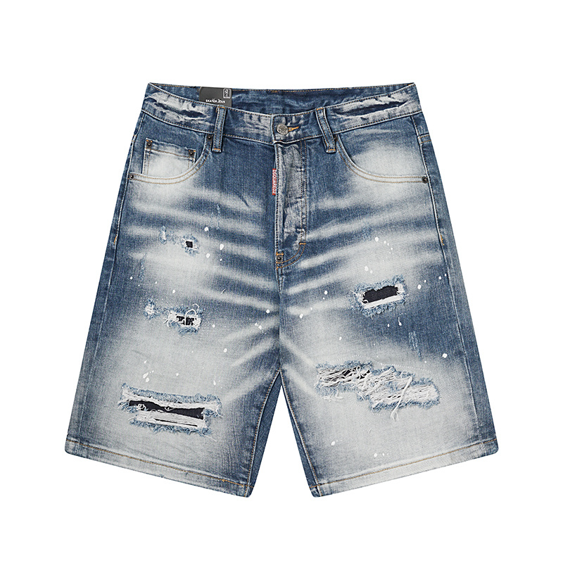 DSQUARED2 2052 Stretch Denim Shorts