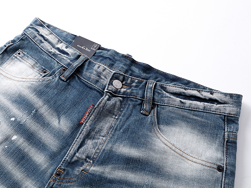 DSQUARED2 2052 Stretch Denim Shorts