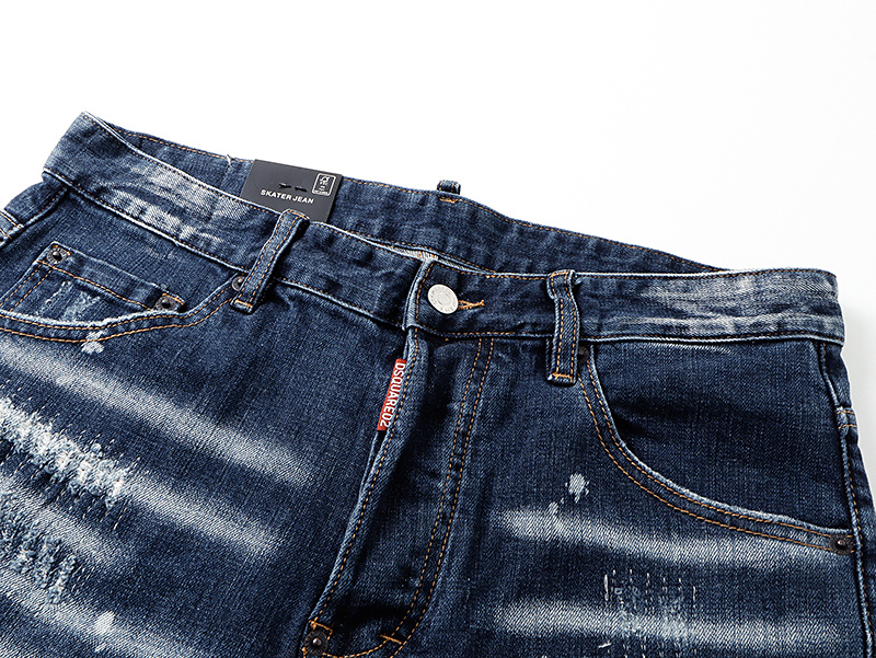 DSQUARED2 2053 Stretch Denim Shorts
