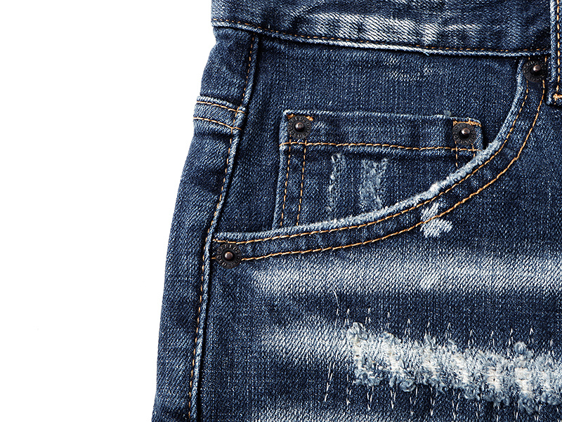DSQUARED2 2053 Stretch Denim Shorts