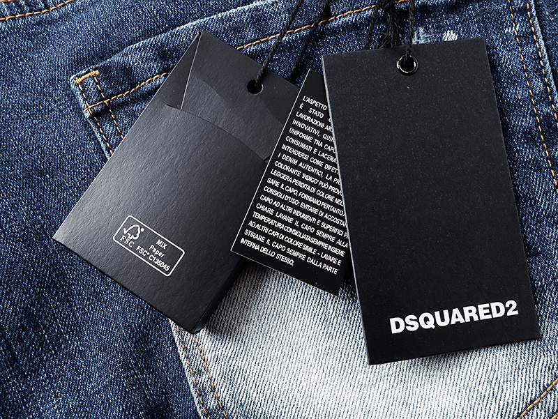 DSQUARED2 2053 Stretch Denim Shorts
