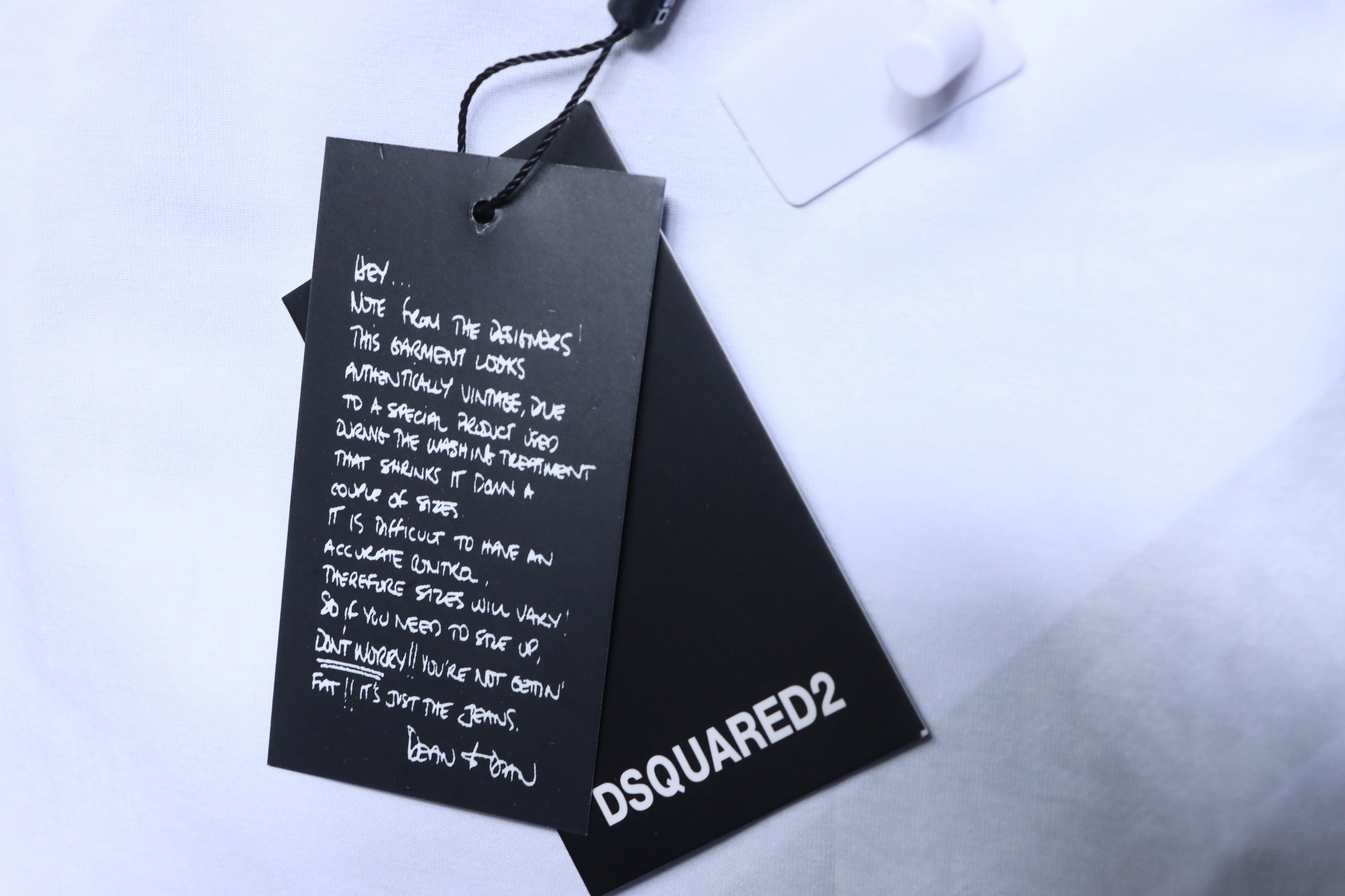 DSQUARED2 Cross Strap Allover Logo Short Sleeve T-Shirt Style 1