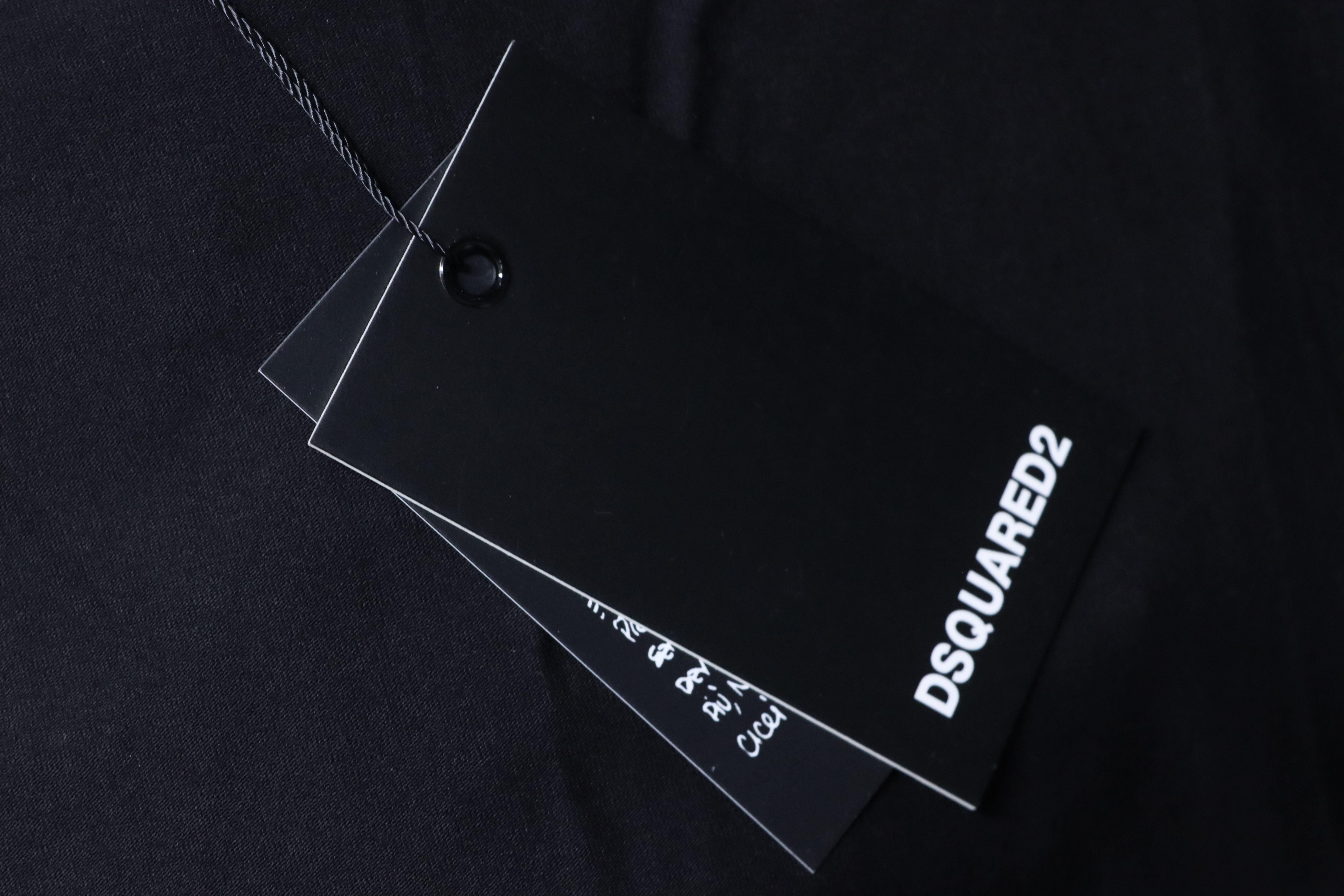 DSQUARED2 Cross Strap Allover Logo Short Sleeve T-Shirt Style 2