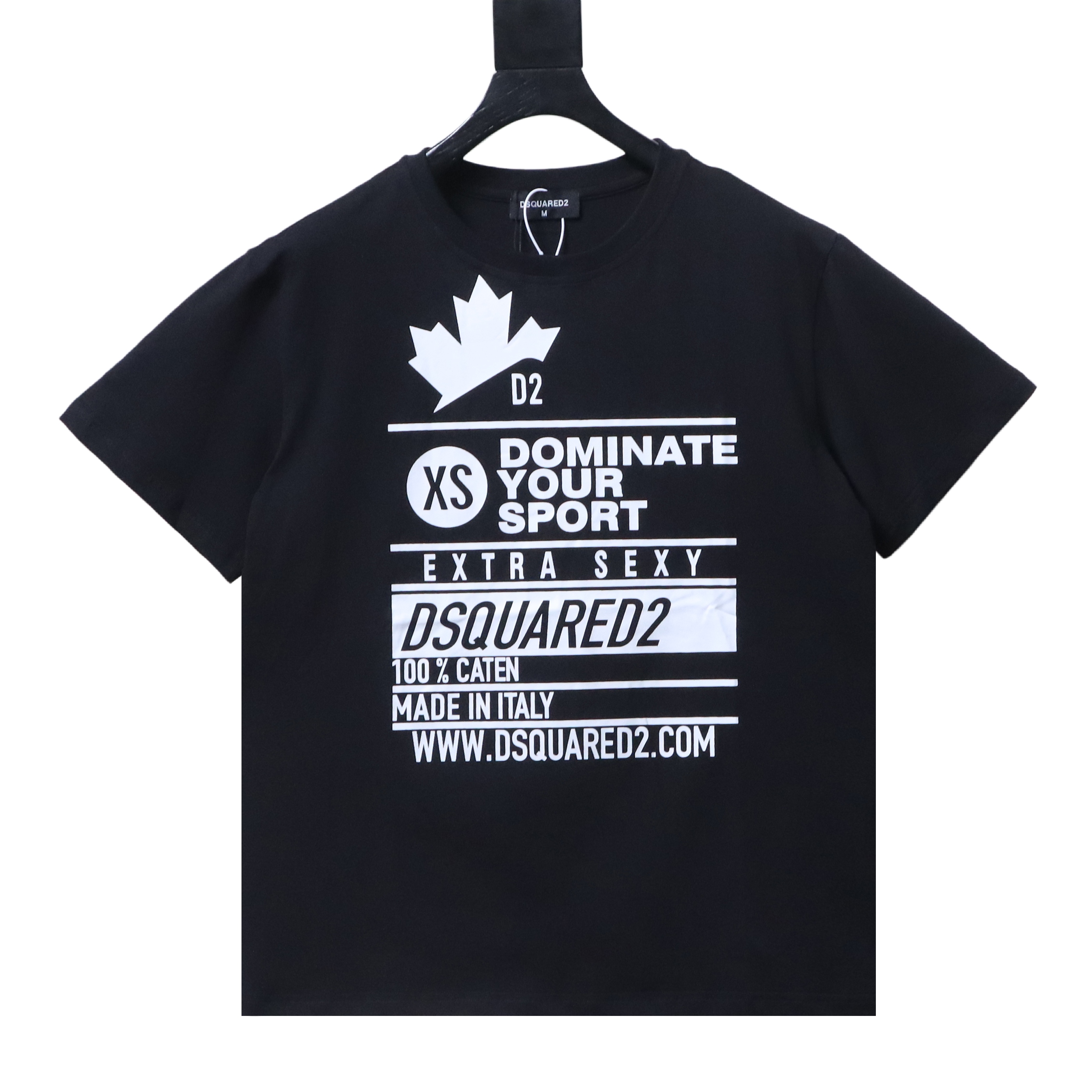 DSQUARED2 Slogan Logo Print Short Sleeve T-Shirt