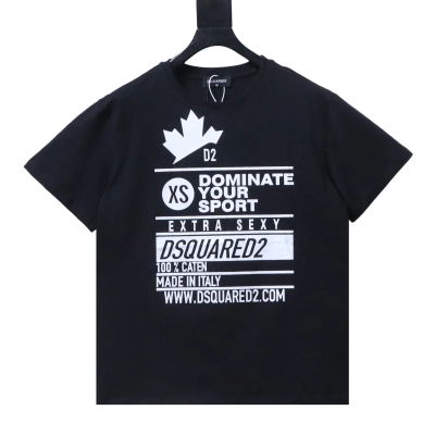 DSQUARED2 Slogan Logo Print Short Sleeve T-Shirt 02