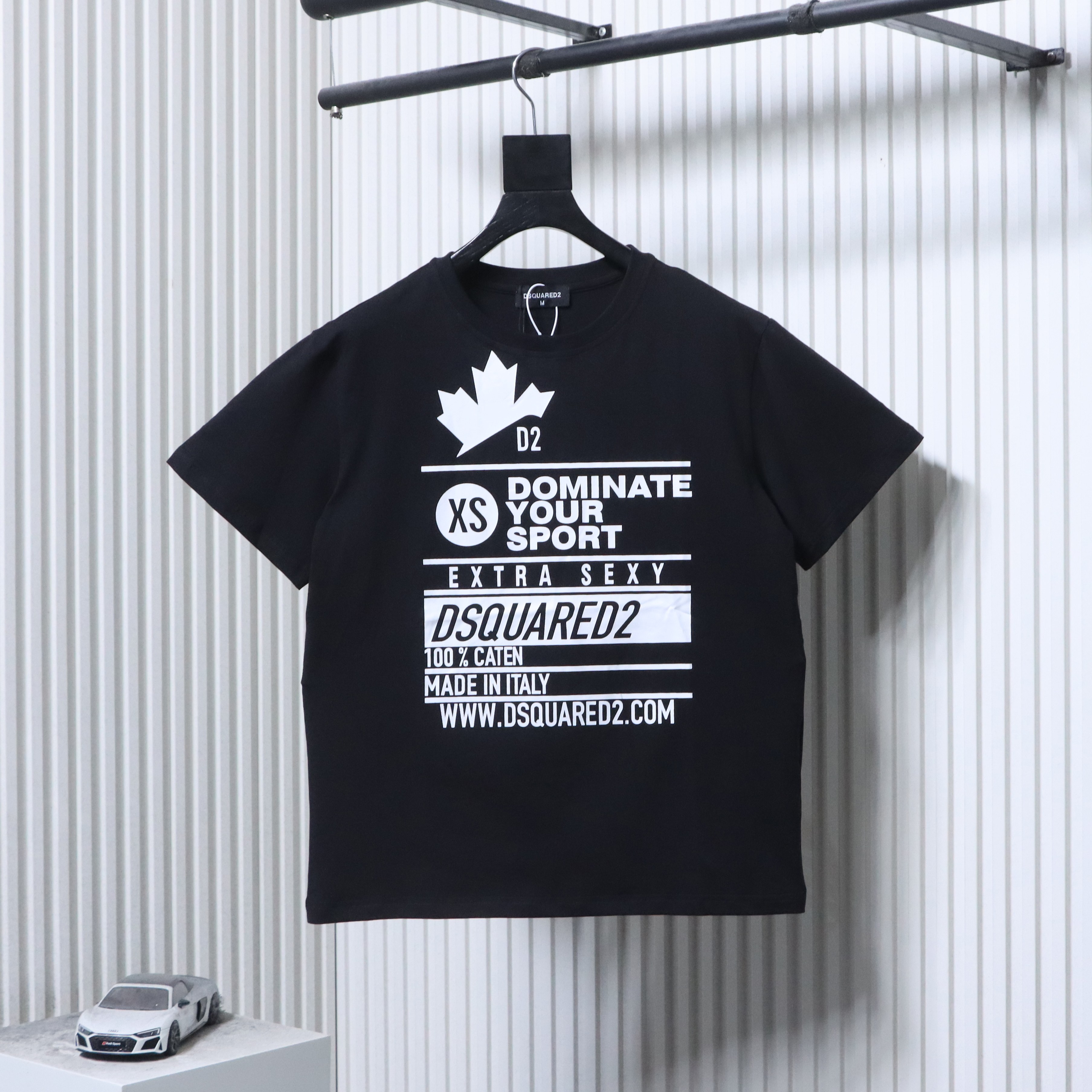 DSQUARED2 Slogan Logo Print Short Sleeve T-Shirt
