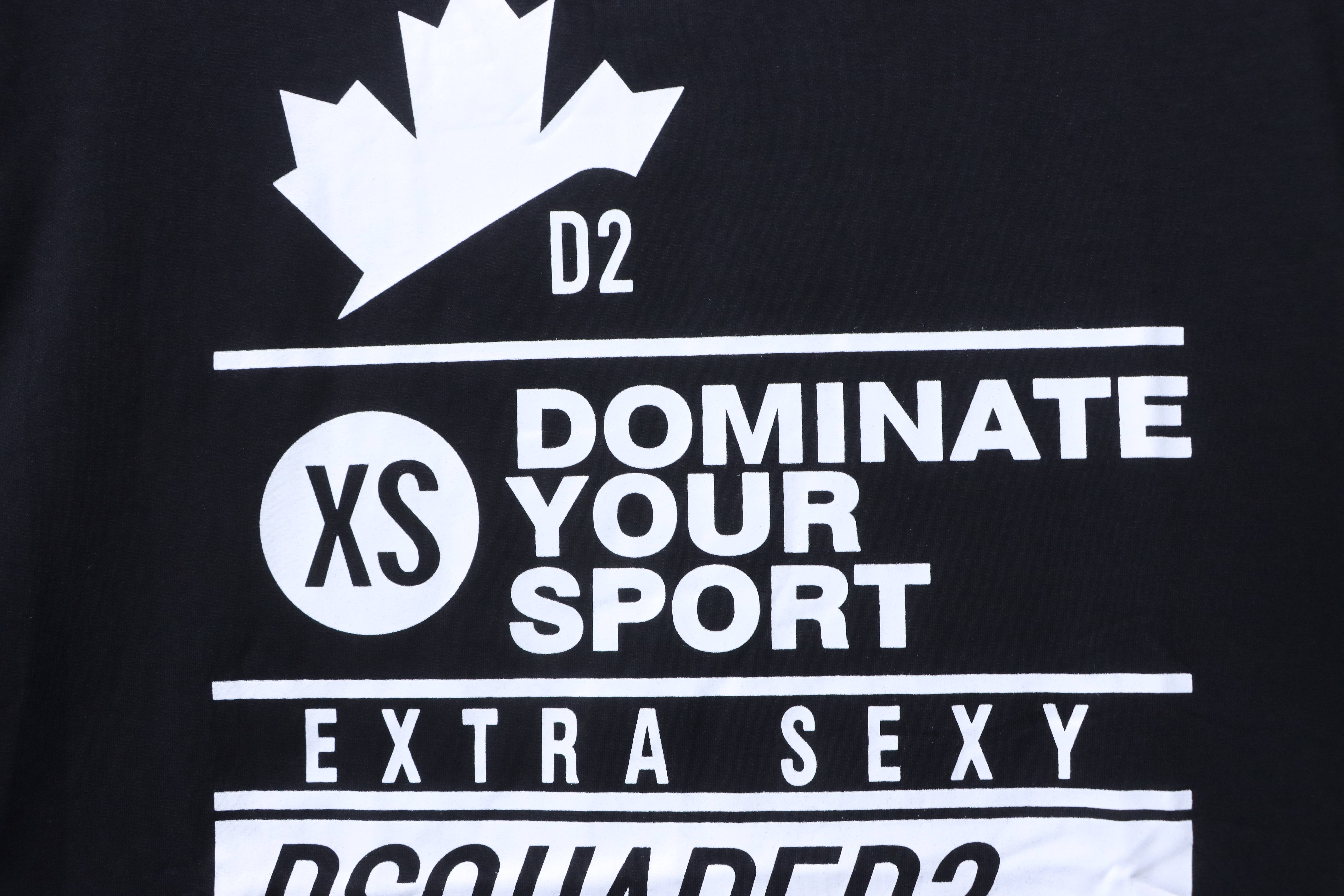 DSQUARED2 Slogan Logo Print Short Sleeve T-Shirt