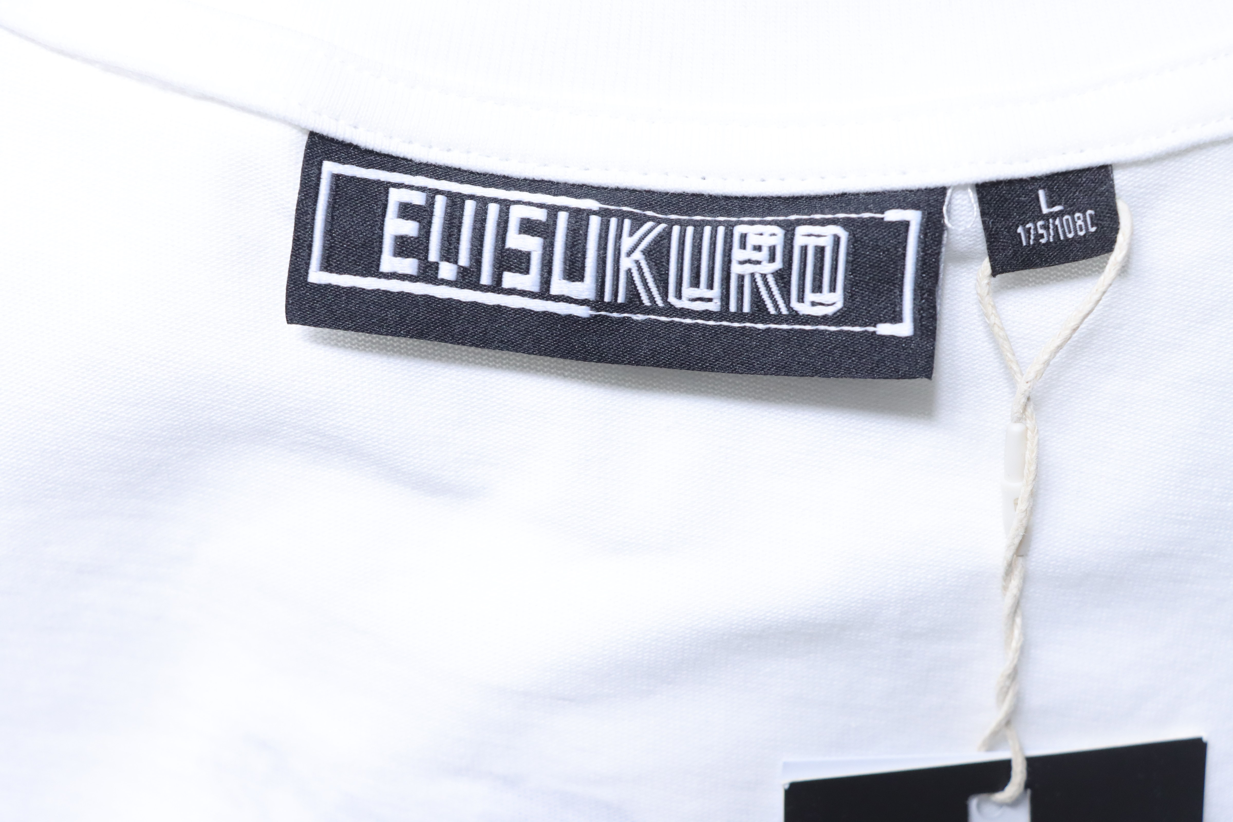 EVISU KURO Gold Foil Hannya Demon Face Short Sleeve T-Shirt Style 1