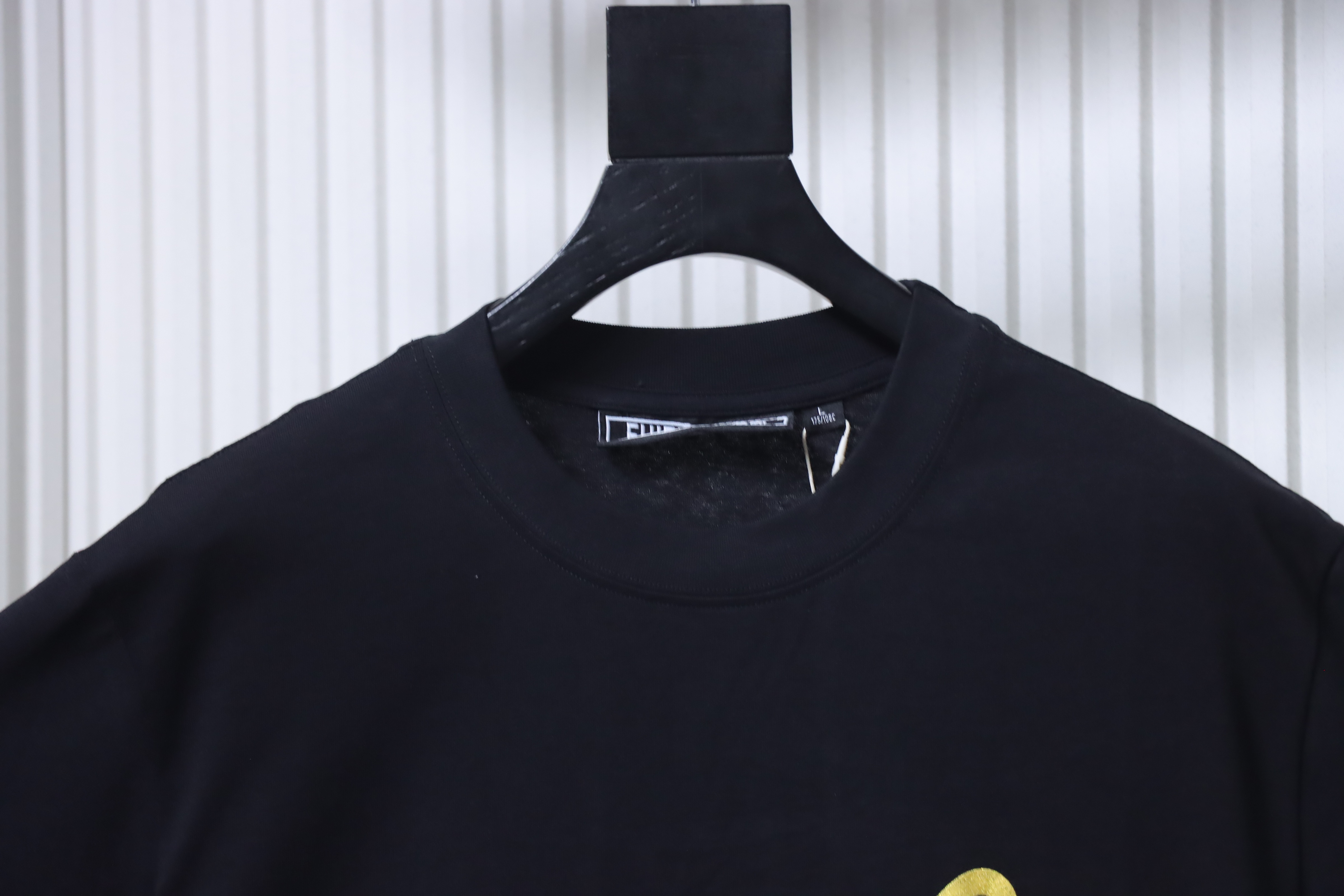 EVISU KURO Gold Foil Hannya Demon Face Short Sleeve T-Shirt Style 2