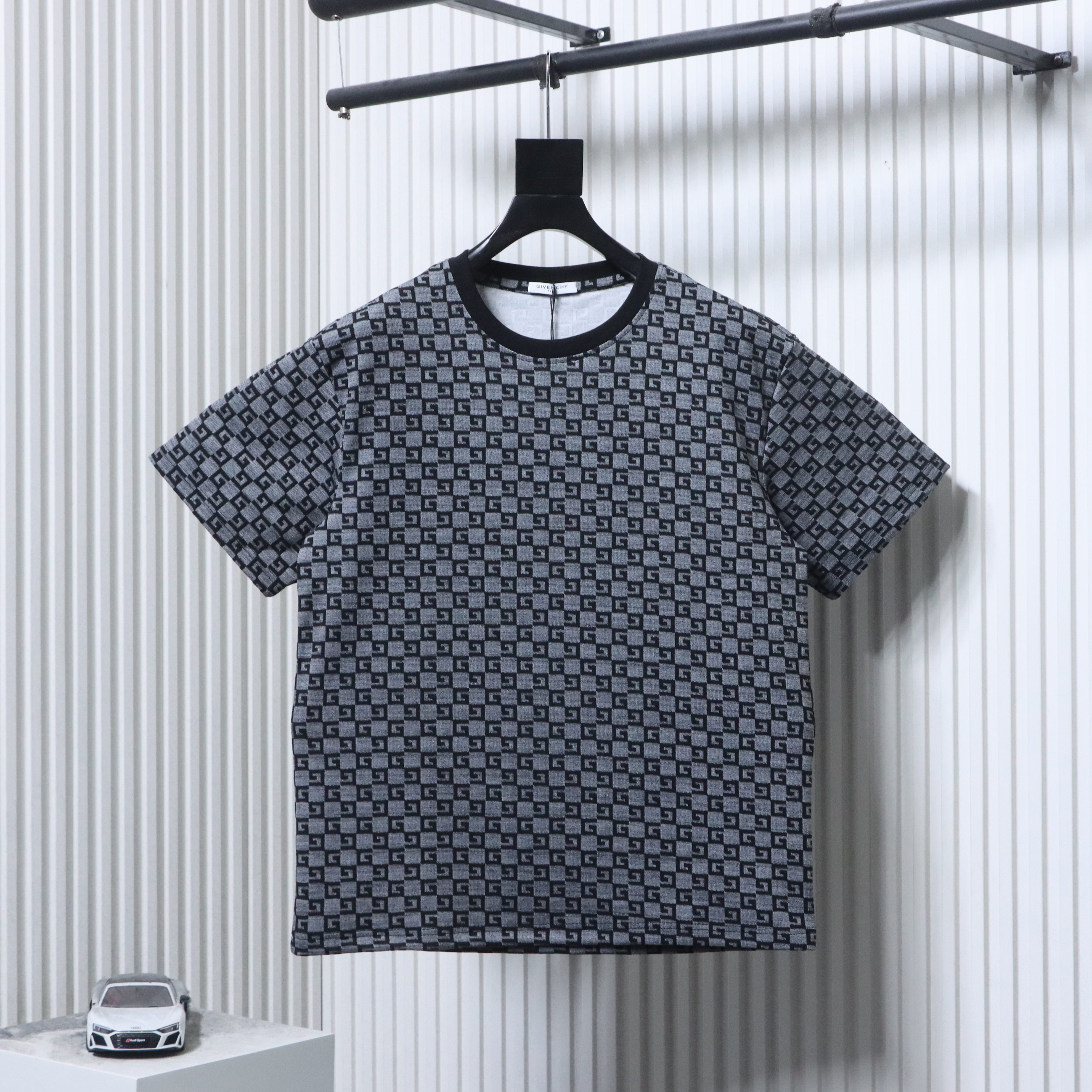 Givenchy 26SS Allover Monogram Jacquard Short Sleeve T-Shirt Style 1