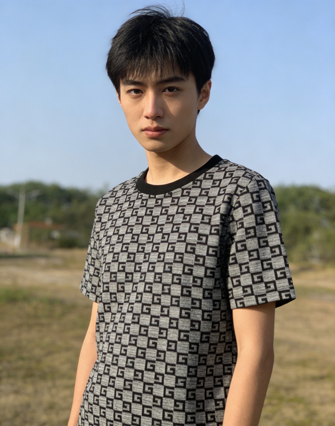 Givenchy 26SS Allover Monogram Jacquard Short Sleeve T-Shirt Style 1