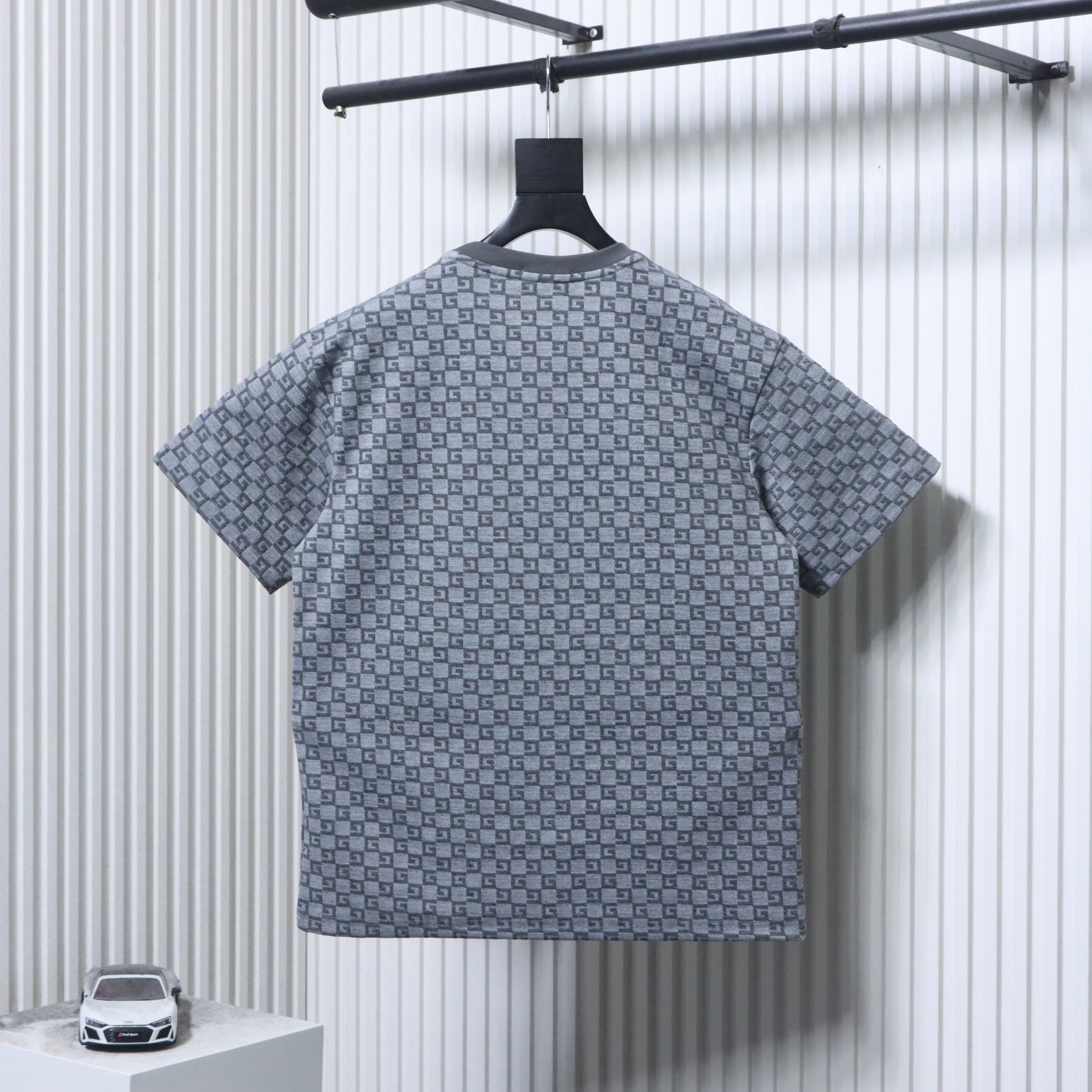 Givenchy 26SS Allover Monogram Jacquard Short Sleeve T-Shirt Style 2
