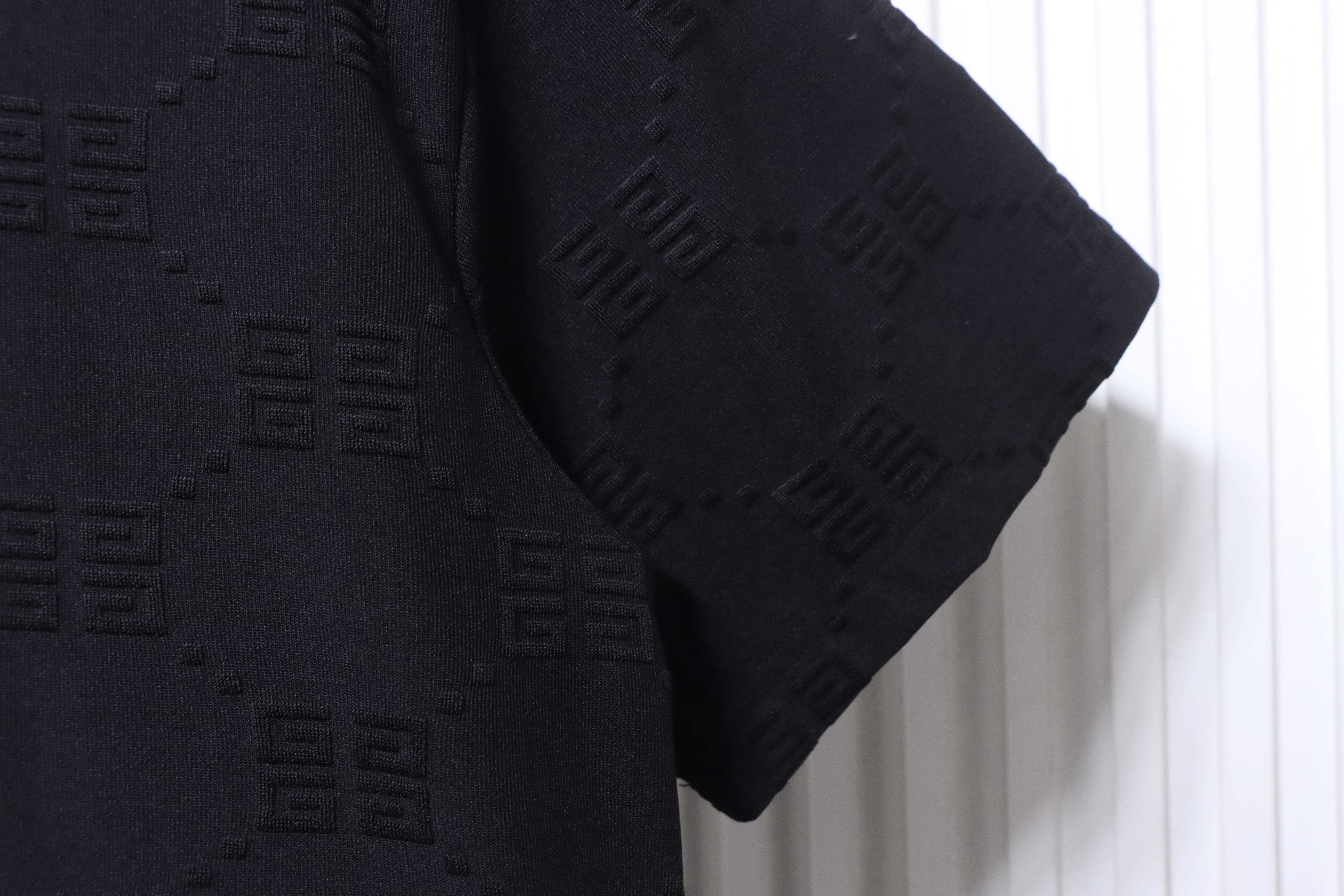 Givenchy 26SS Allover Monogram Jacquard Short Sleeve T-Shirt Style 4