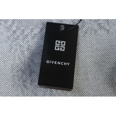 Givenchy Allover Grid Jacquard Knit Short Sleeve T-Shirt 01