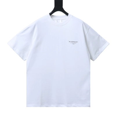 Givenchy Distressed Letter Print Short Sleeve T-Shirt Style 1 02