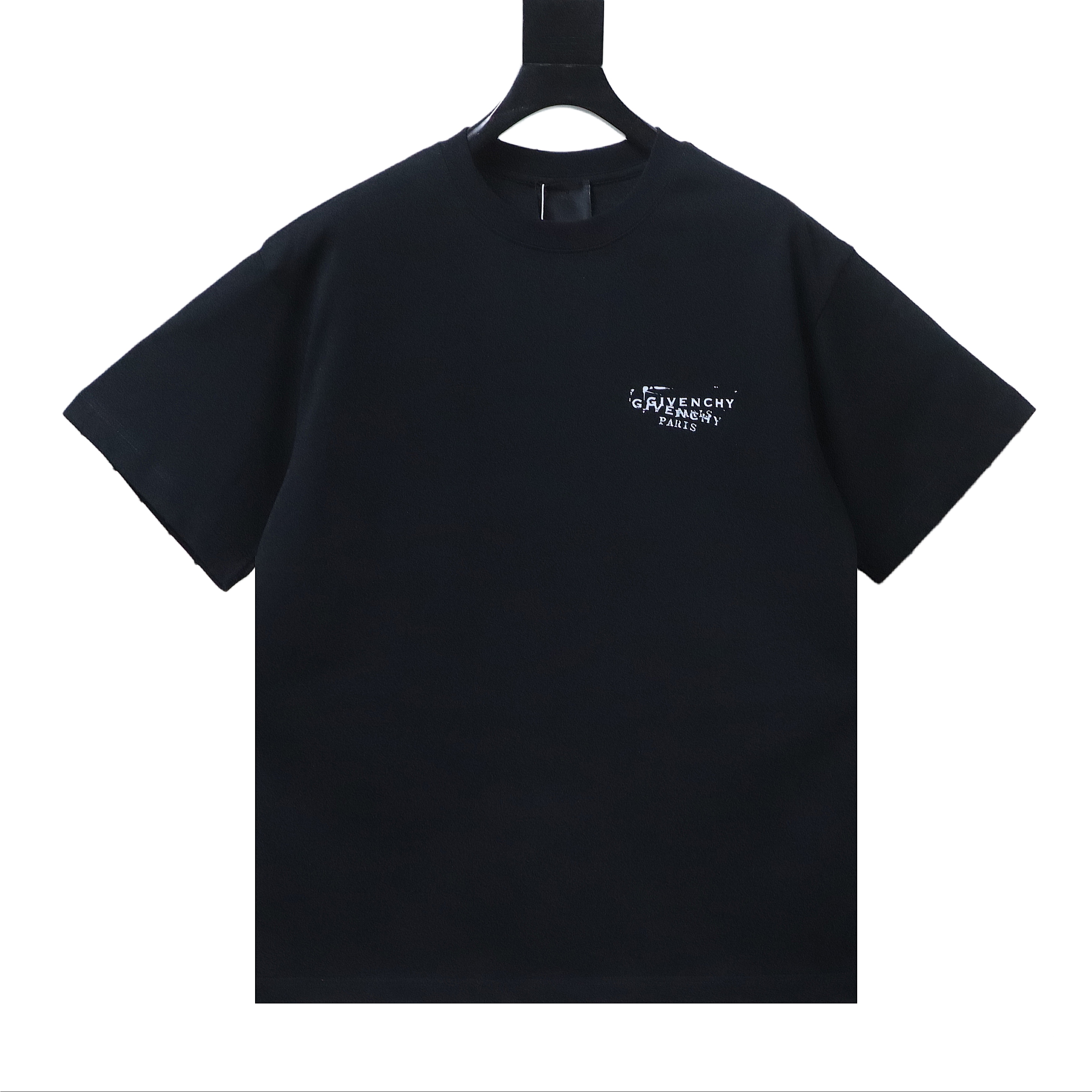 Givenchy Distressed Letter Print Short Sleeve T-Shirt Style 2
