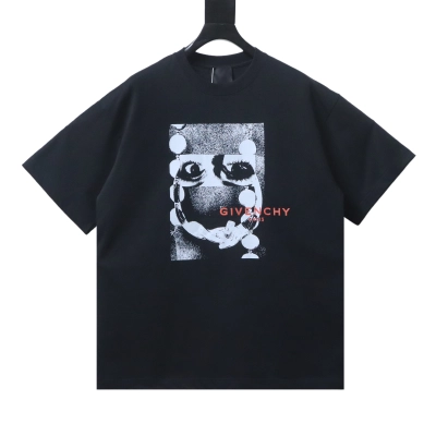 Givenchy Eye Graphic Print Short Sleeve T-Shirt 02