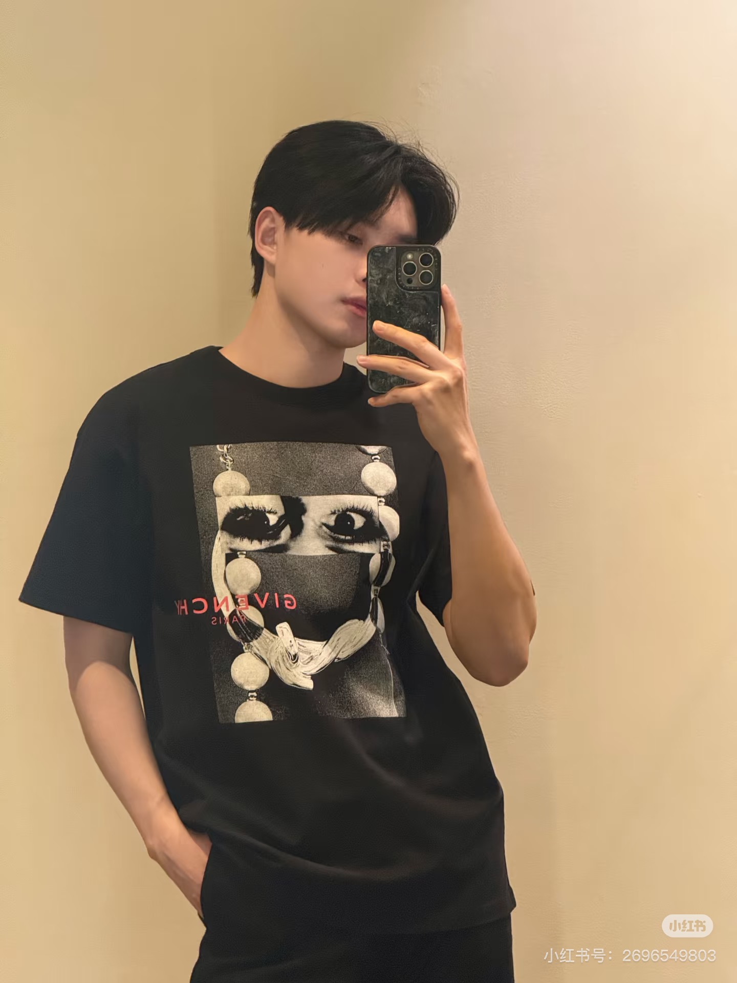 Givenchy Eye Graphic Print Short Sleeve T-Shirt