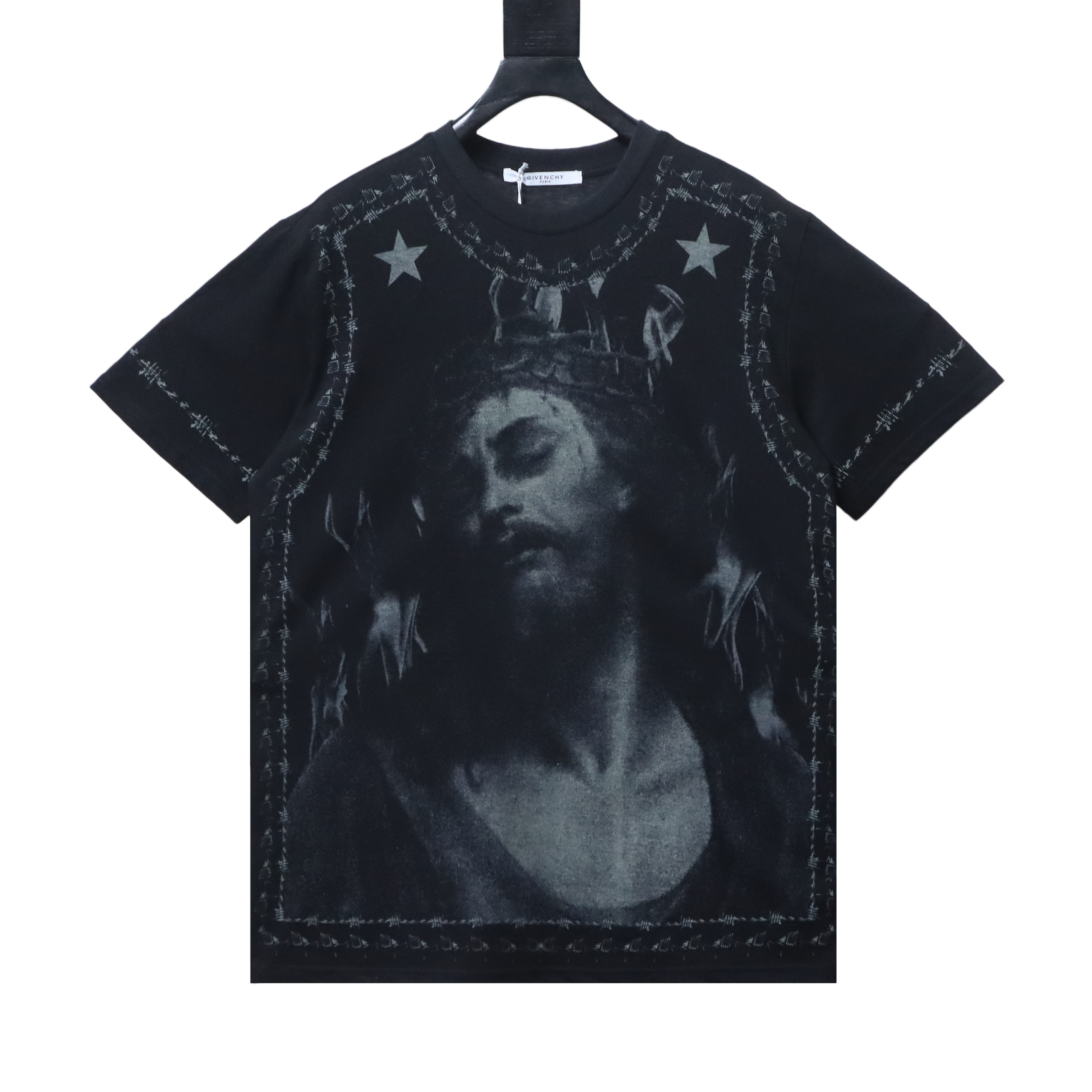 Givenchy GVC 26SS Jesus Graphic Short Sleeve T-Shirt