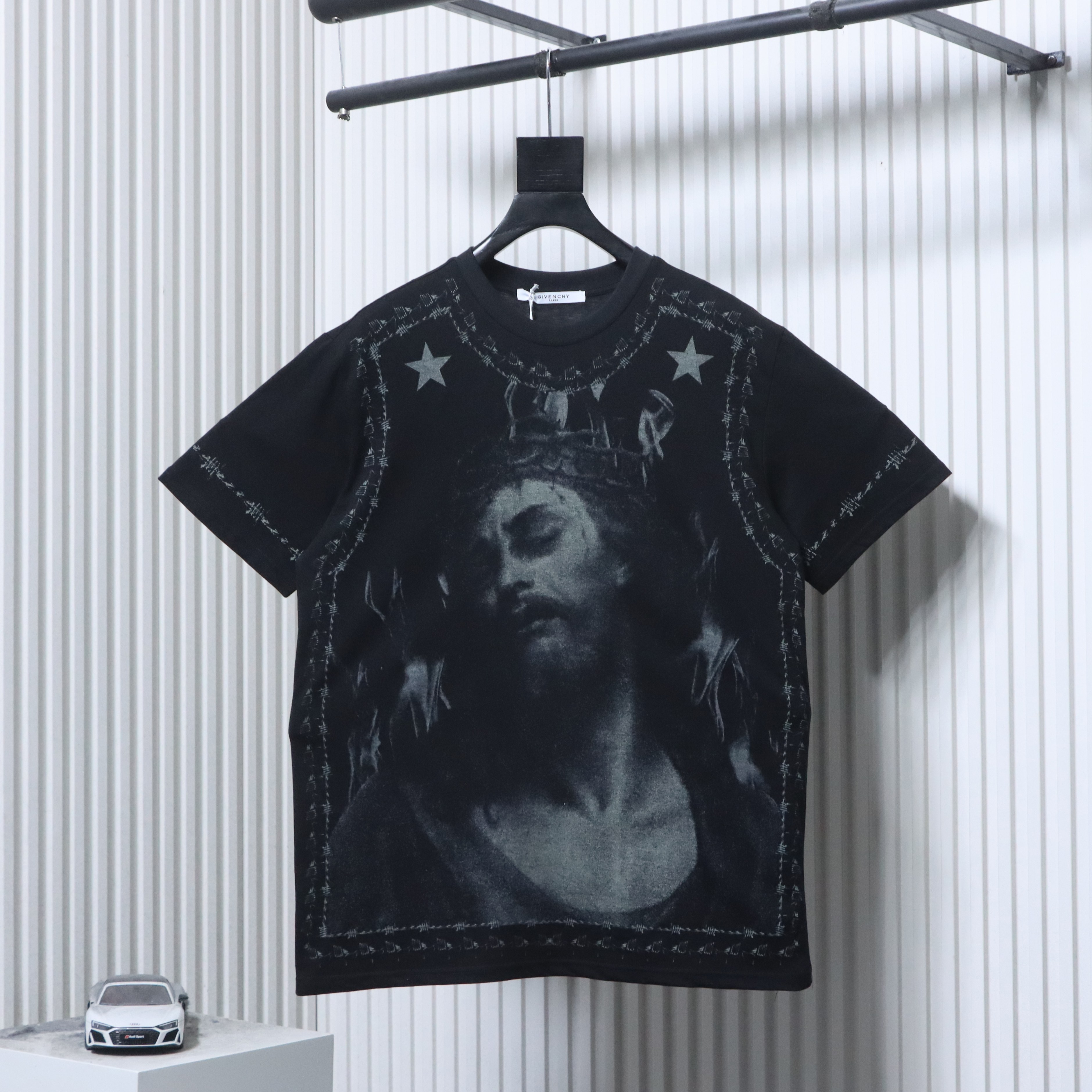 Givenchy GVC 26SS Jesus Graphic Short Sleeve T-Shirt