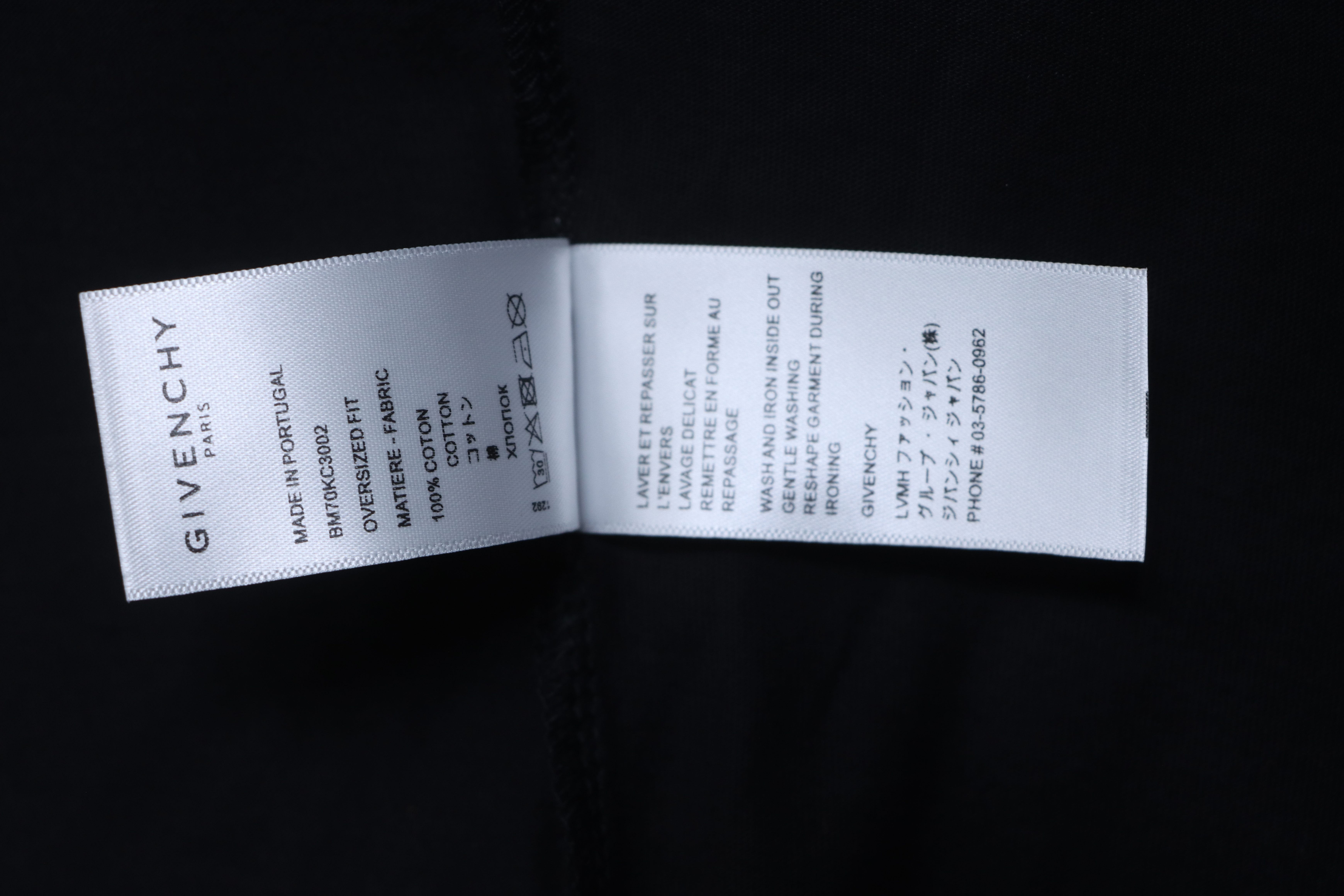 Givenchy GVC 26SS Jesus Graphic Short Sleeve T-Shirt