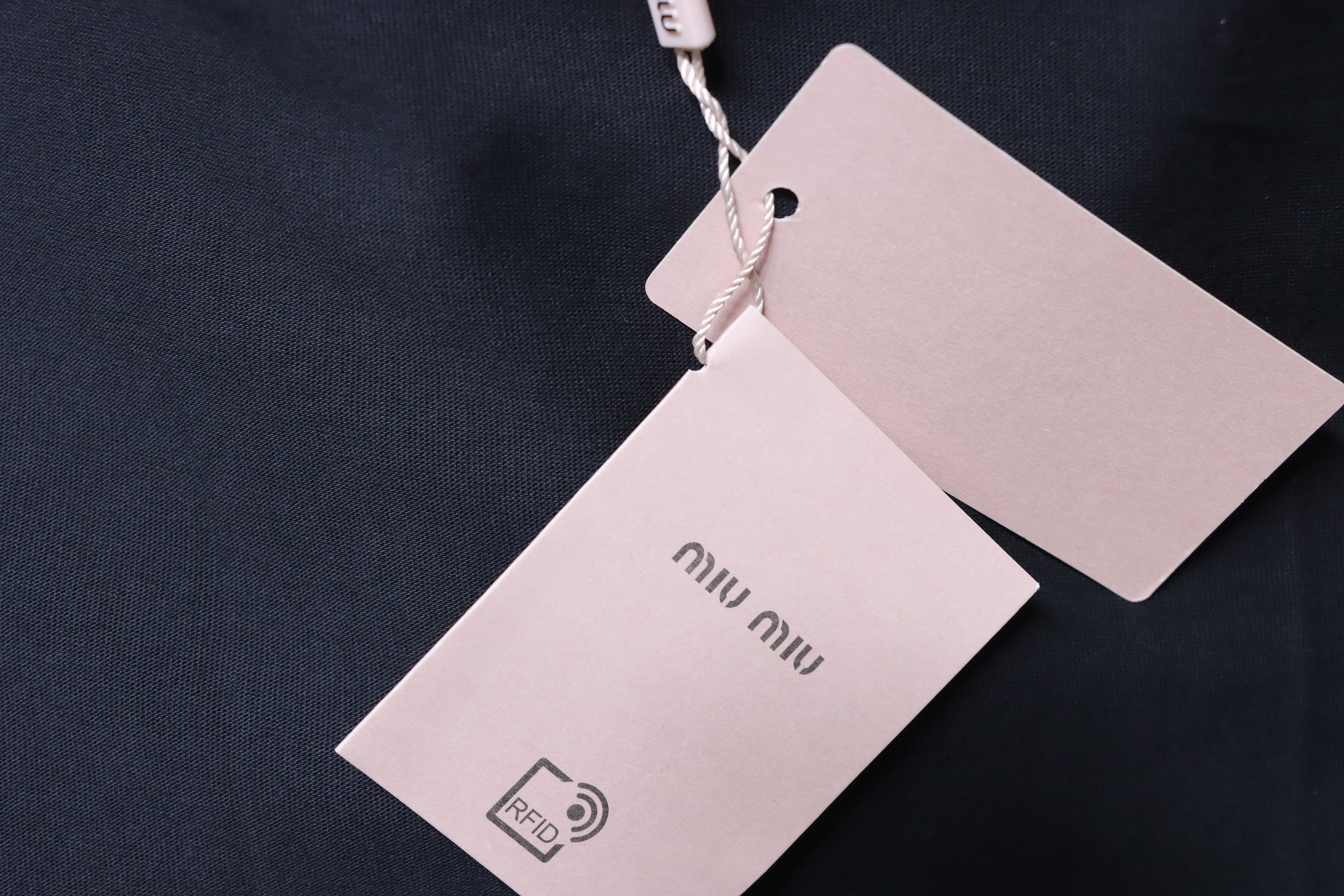 Miu Miu Classic Silicone Letter Print Short Sleeve T-Shirt Style 2
