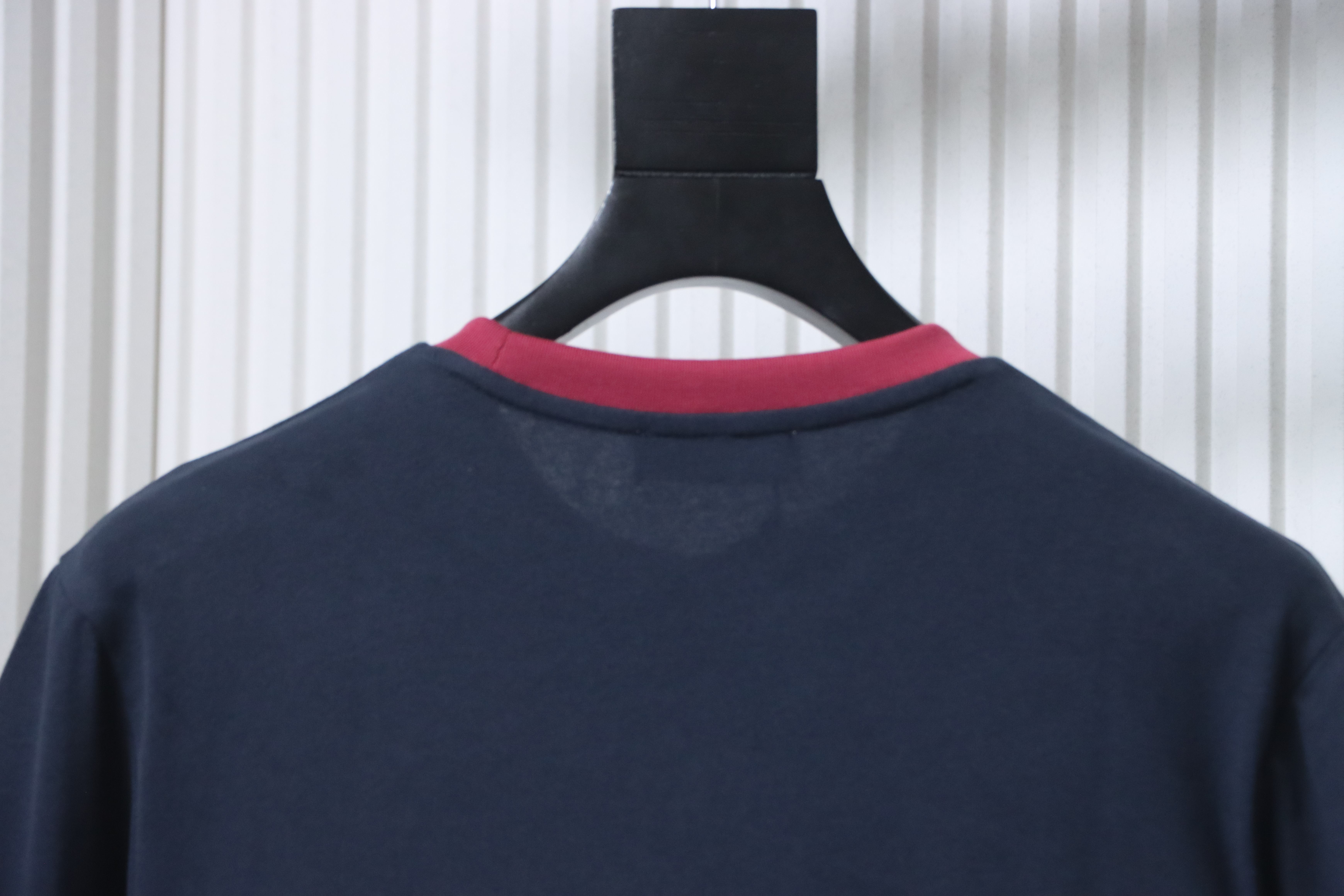 Miu Miu Contrast Panel Long Sleeve T-Shirt Style 3