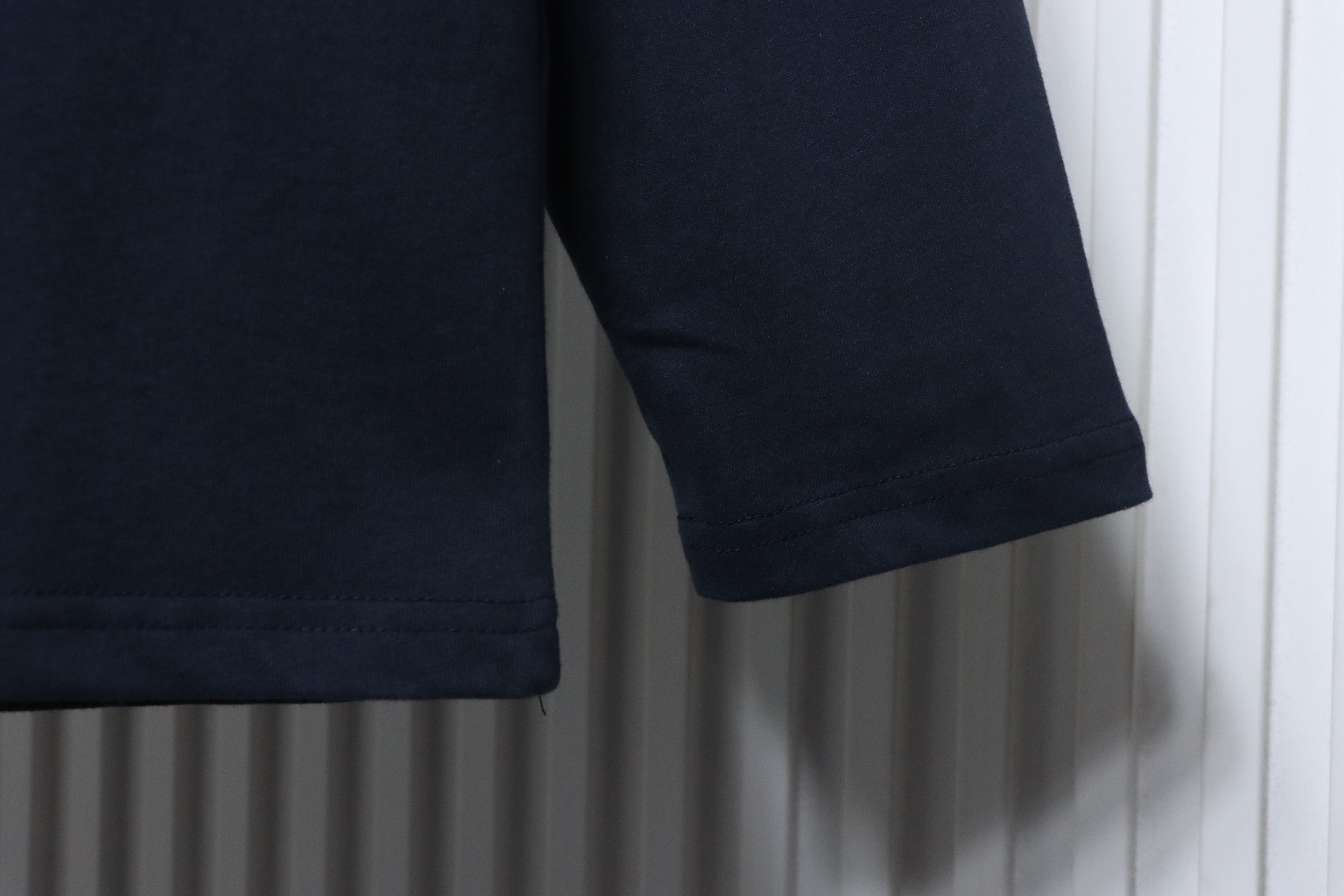 Miu Miu Contrast Panel Long Sleeve T-Shirt Style 3