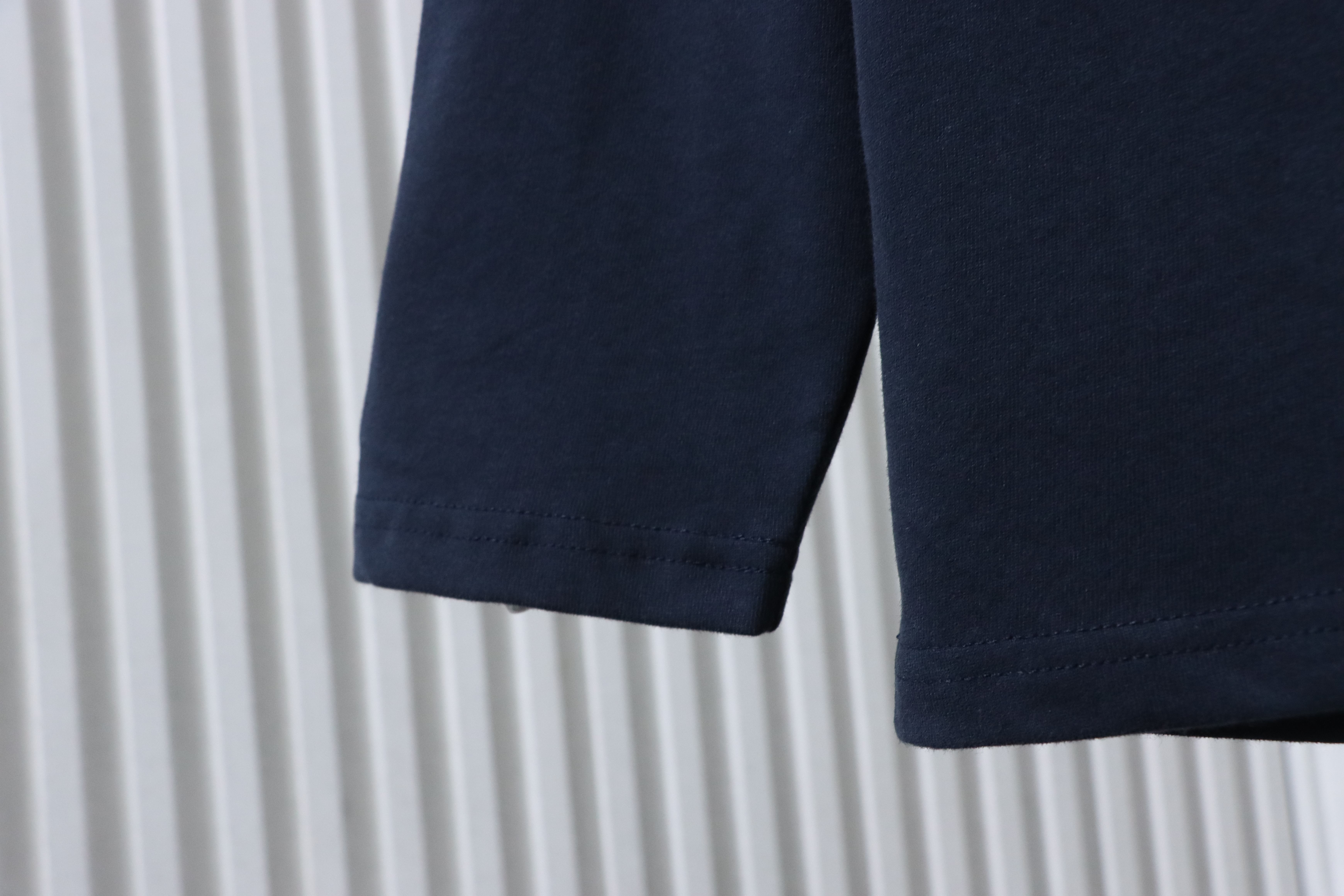 Miu Miu Contrast Panel Long Sleeve T-Shirt Style 3