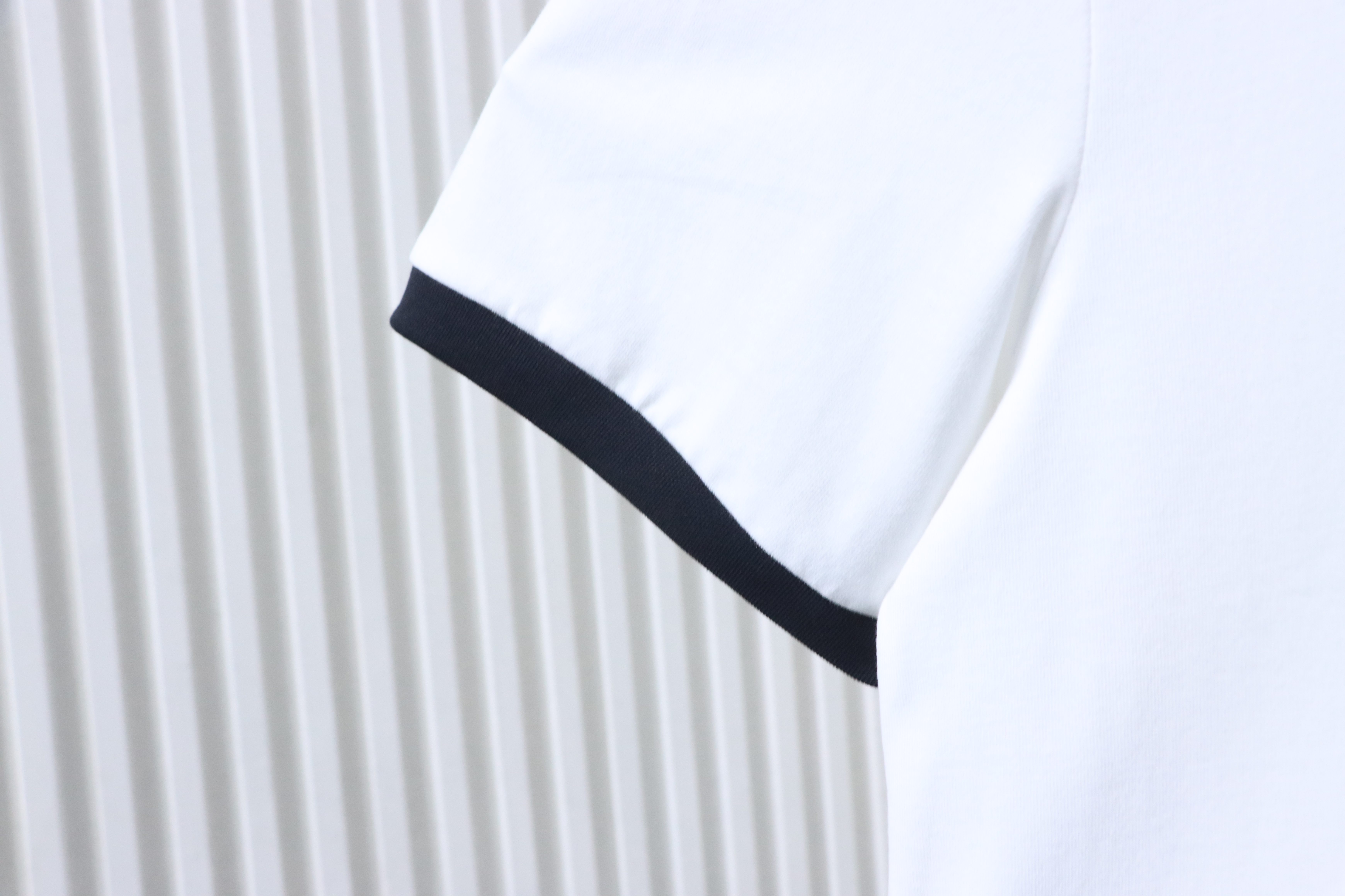 Miu Miu Contrast Panel Short Sleeve T-Shirt Style 1