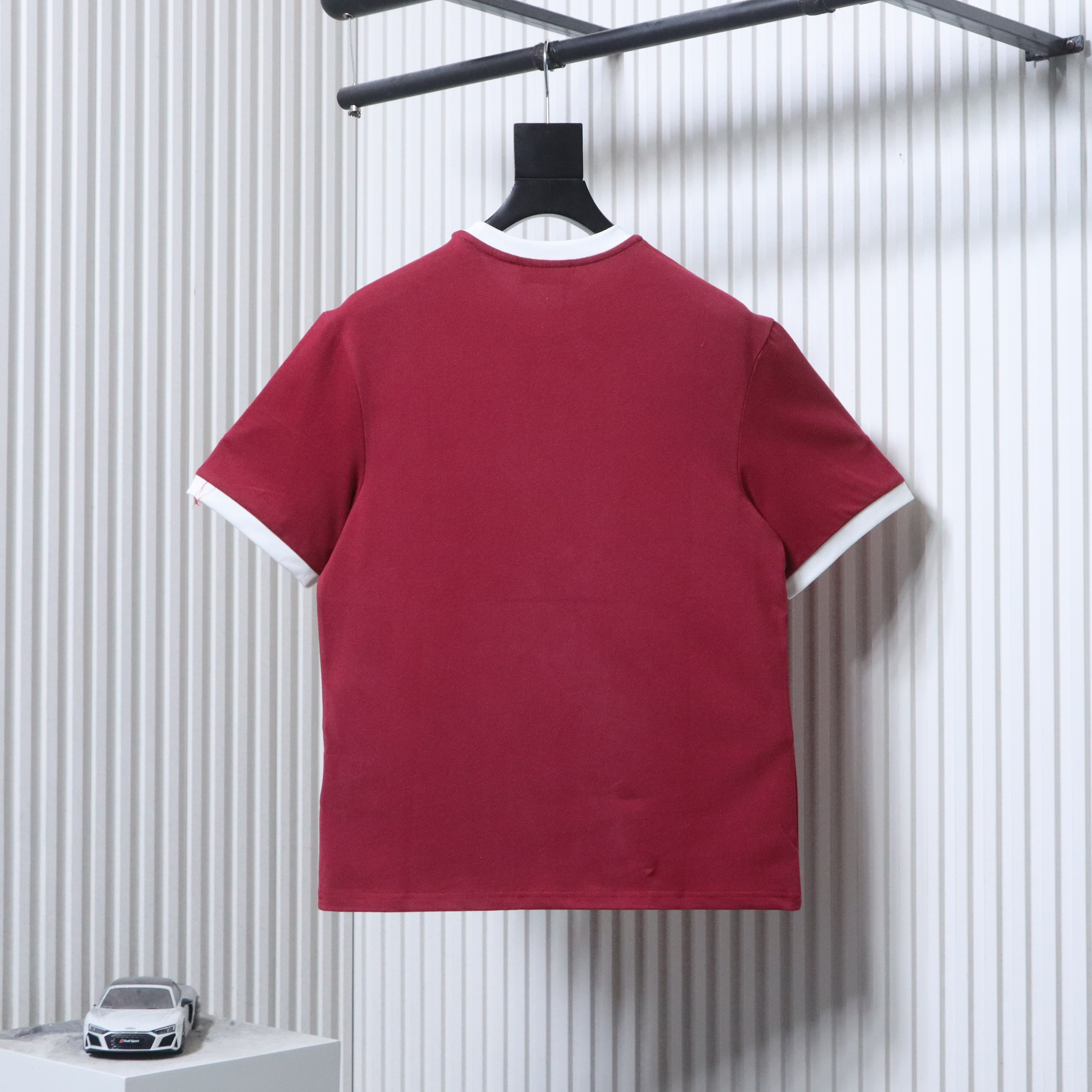Miu Miu Contrast Panel Short Sleeve T-Shirt Style 3