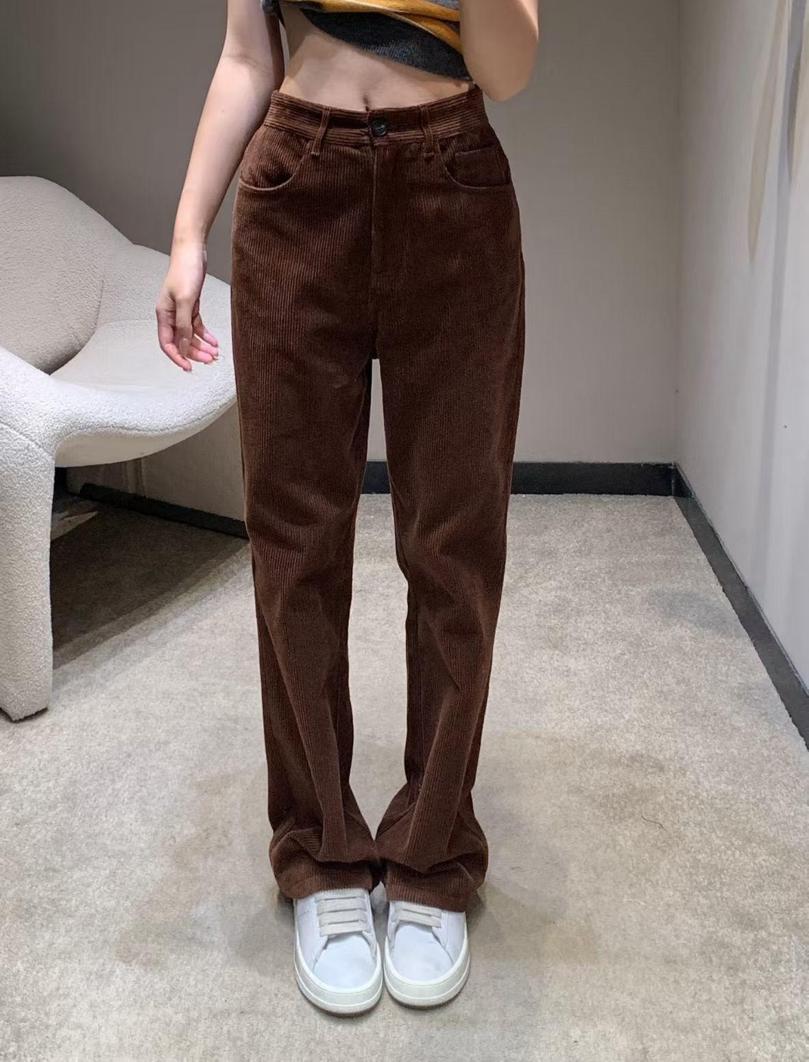 Miu Miu Corduroy Casual Pants