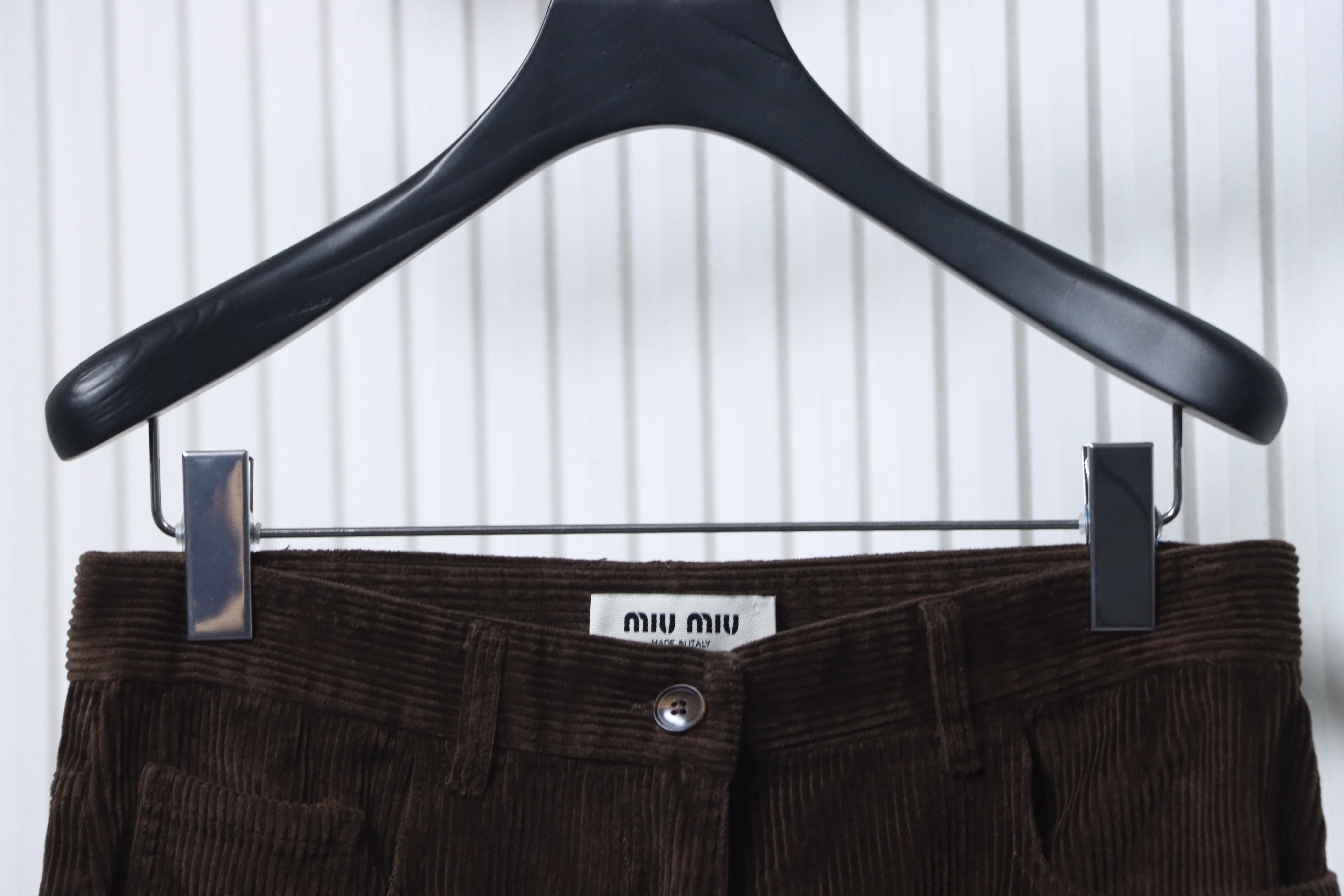 Miu Miu Corduroy Casual Pants