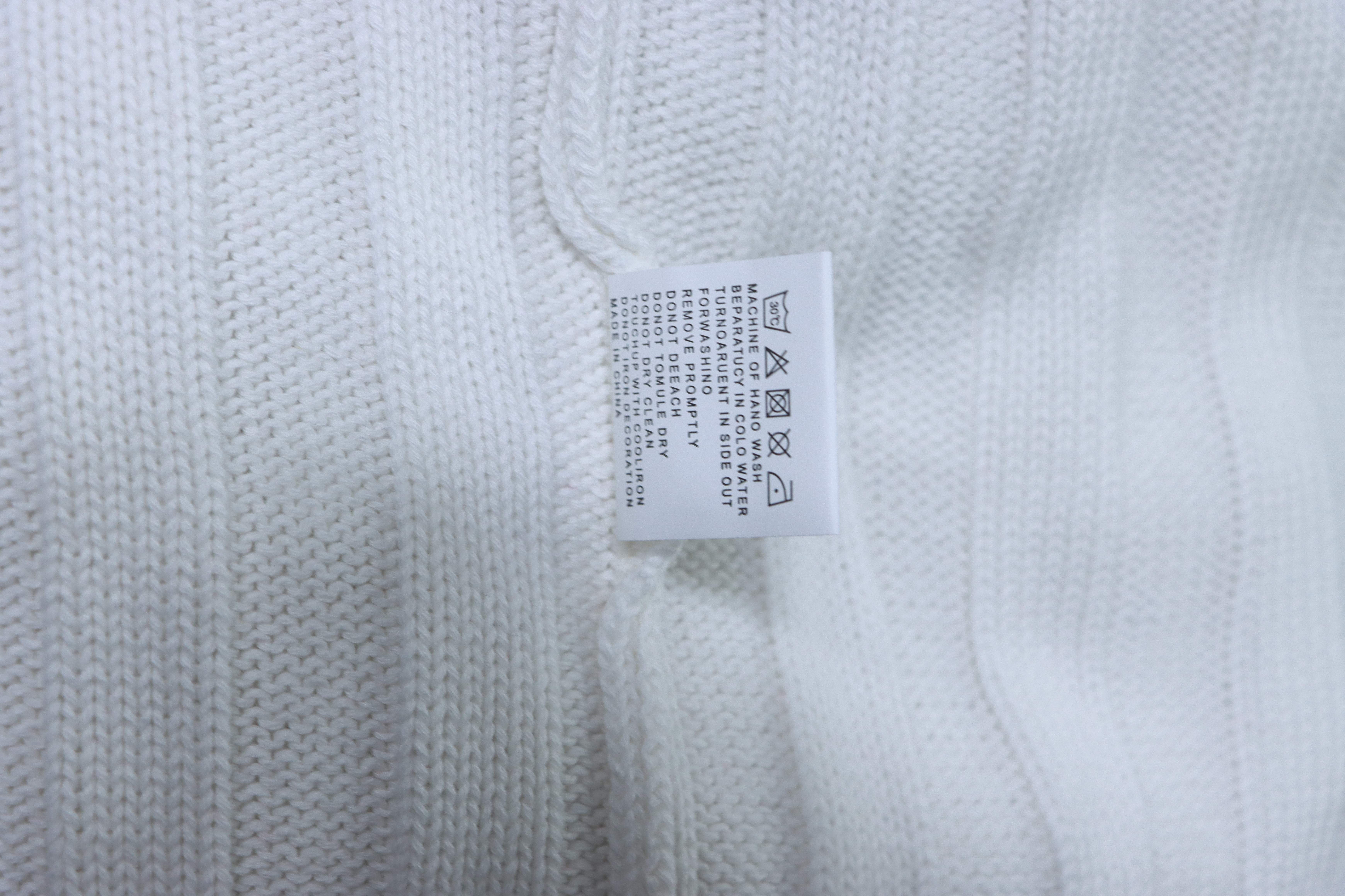 Miu Miu Logo College Style Short Sleeve Knit Top Style 2