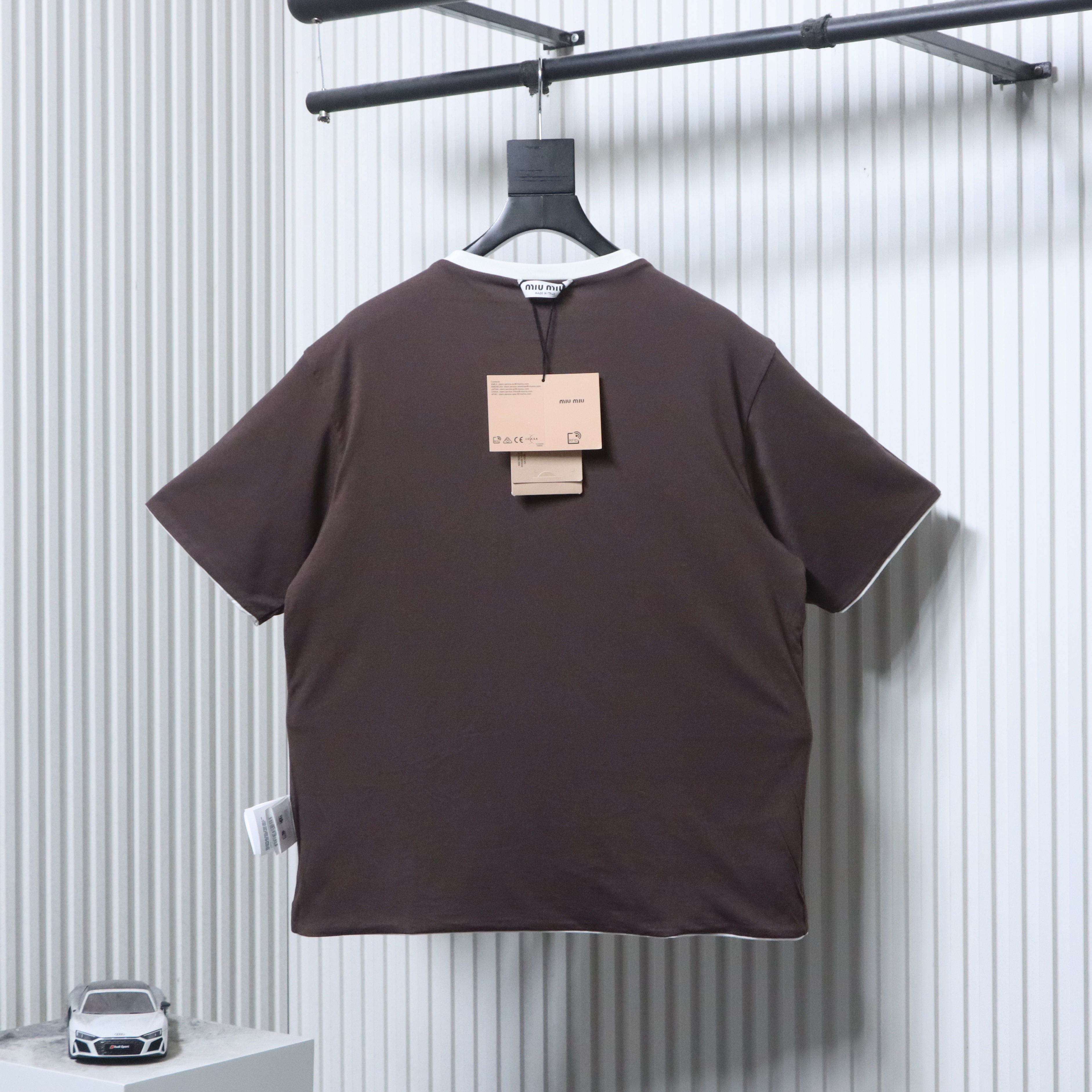 Miu Miu Reversible Short Sleeve T-Shirt