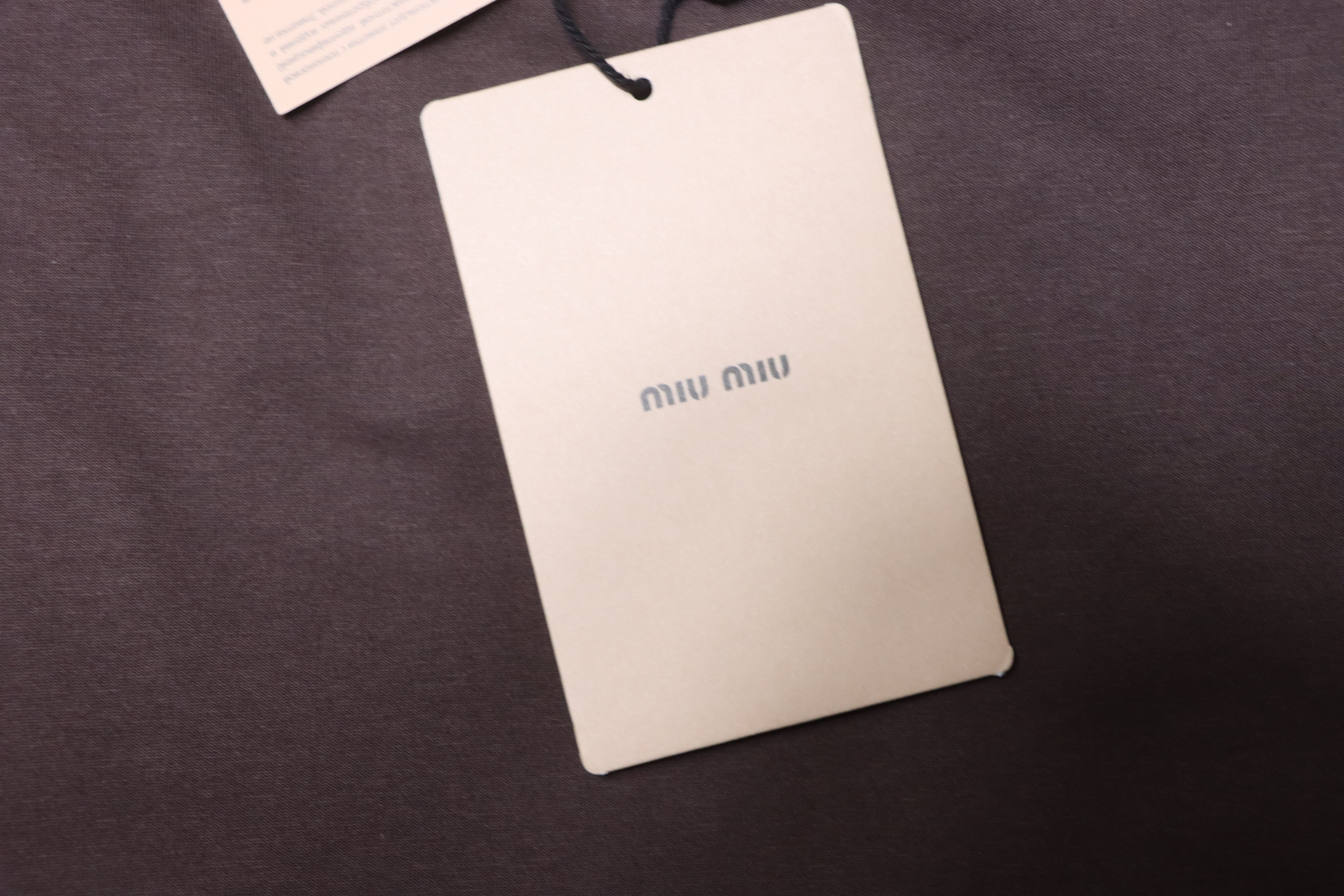 Miu Miu Reversible Short Sleeve T-Shirt