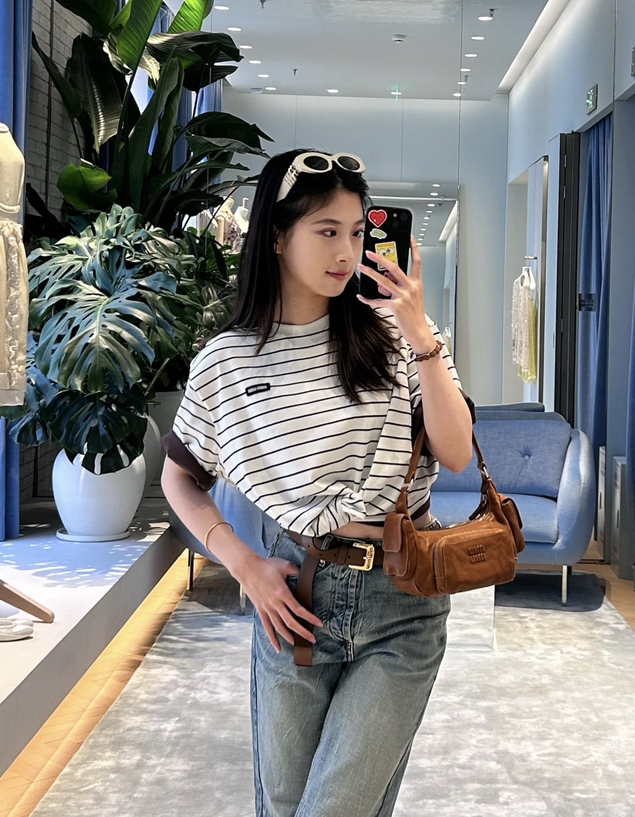 Miu Miu Reversible Short Sleeve T-Shirt