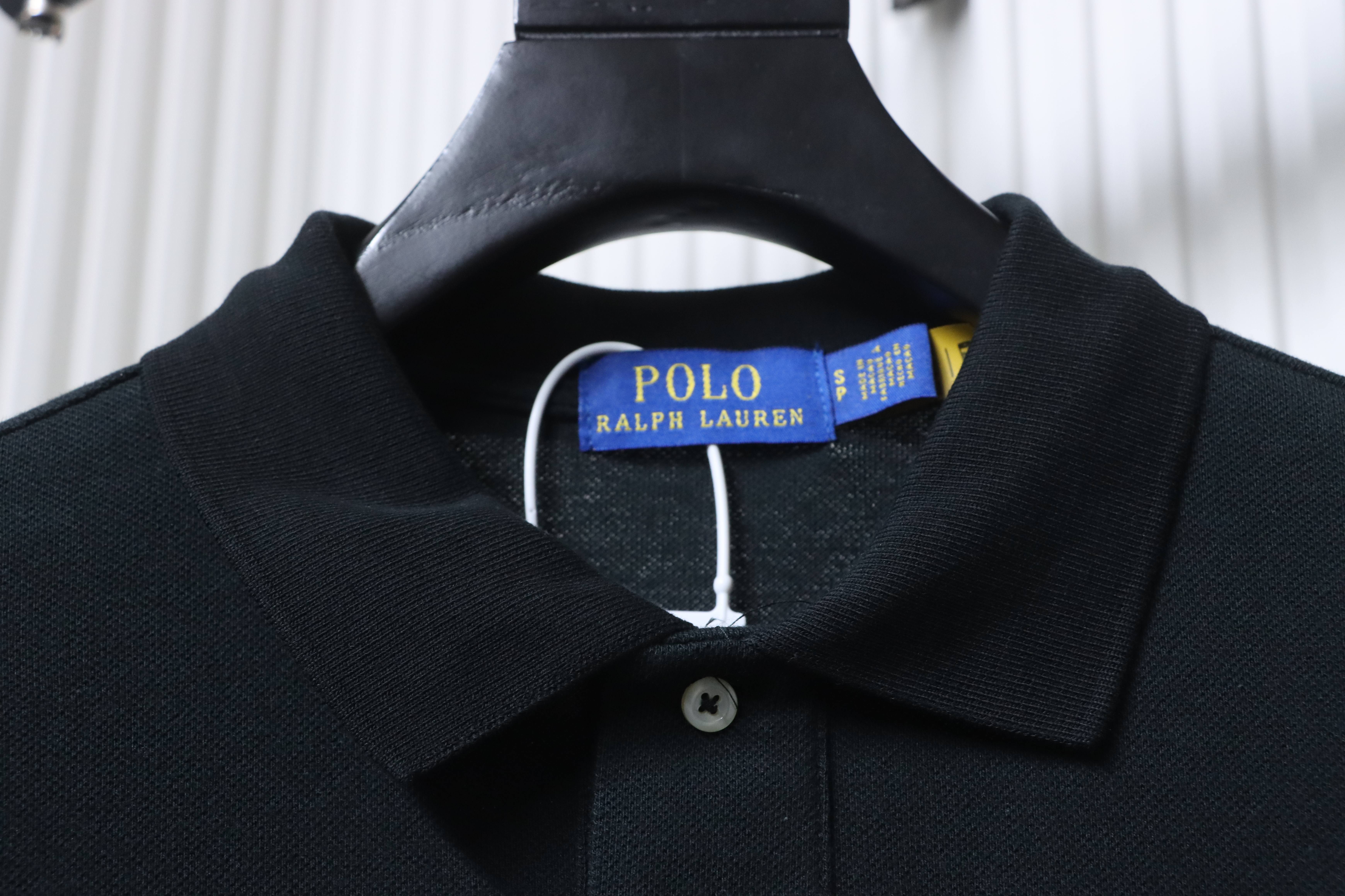 Ralph Lauren 25SS Pony Logo Embroidery Long Sleeve Polo Shirt