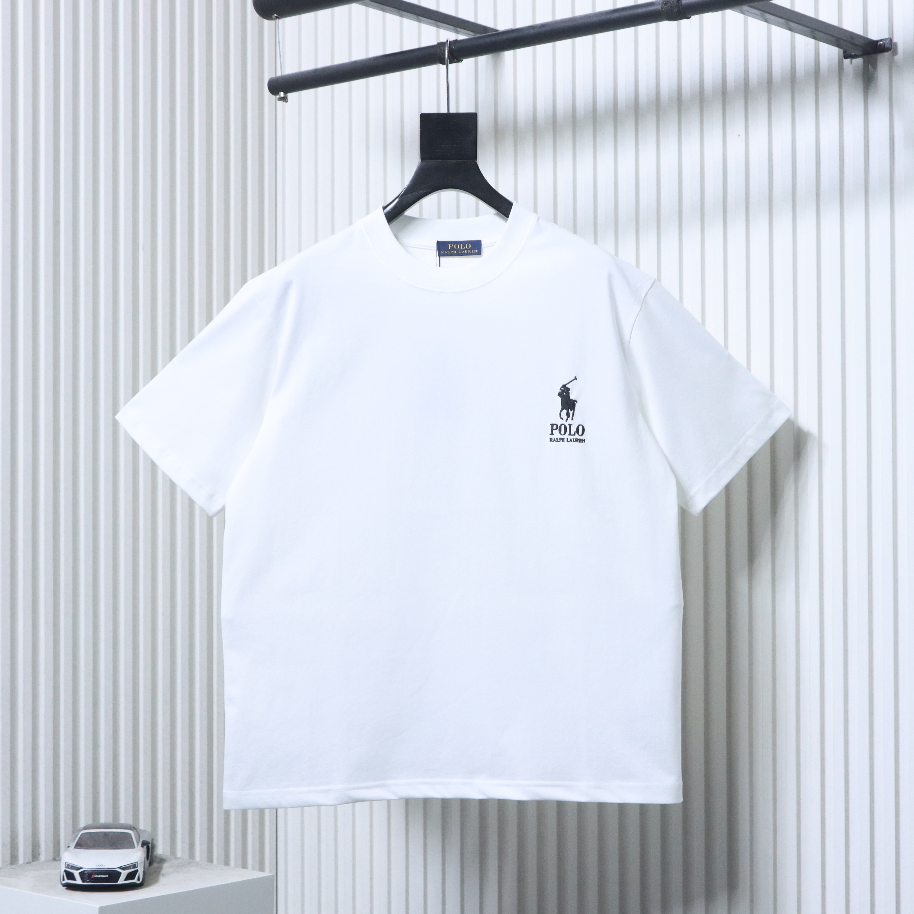 Ralph Lauren 26SS Back Horse Logo Embroidery Crewneck Short Sleeve T-Shirt Style 2