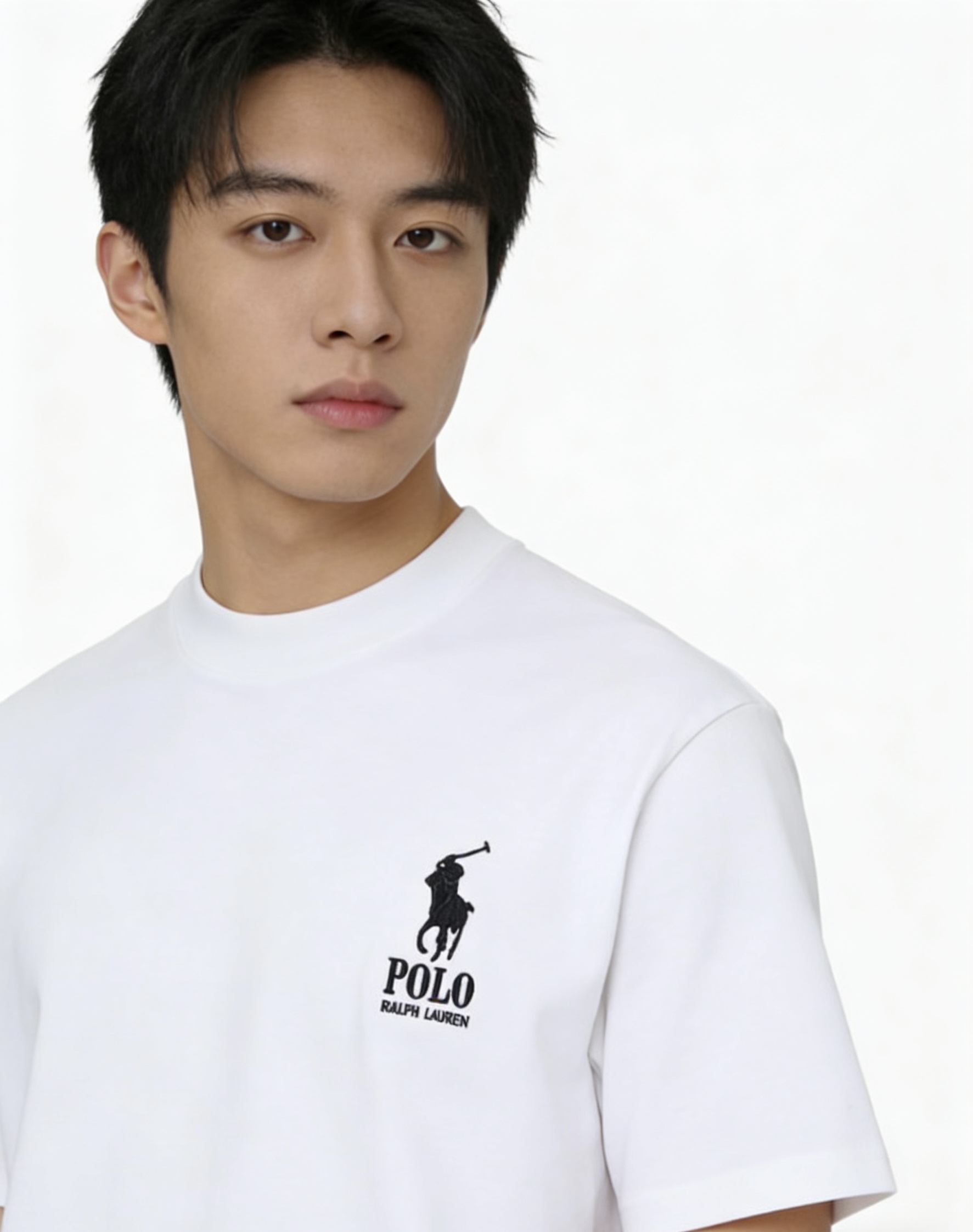 Ralph Lauren 26SS Back Horse Logo Embroidery Crewneck Short Sleeve T-Shirt Style 2