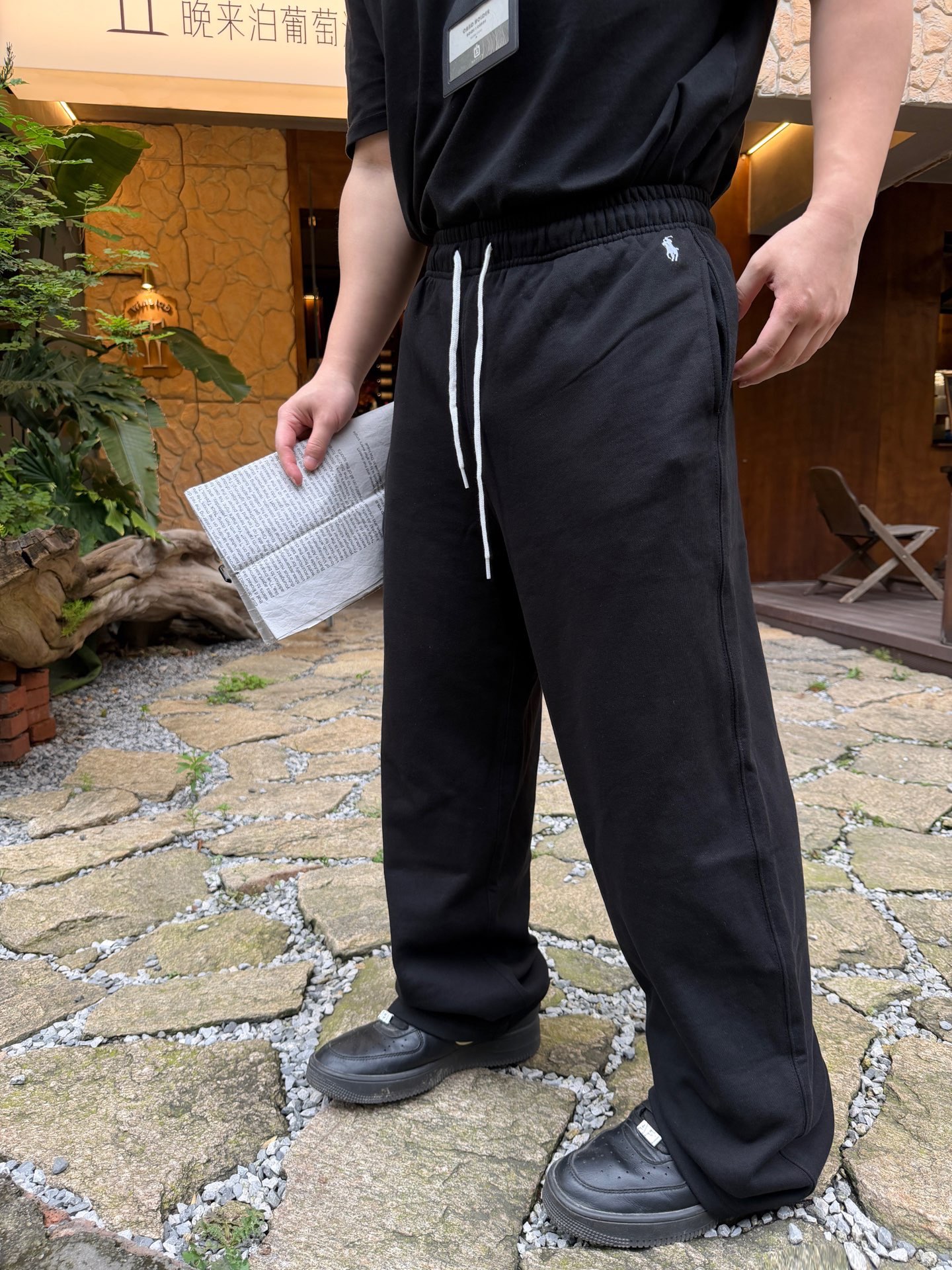 Ralph Lauren Embroidered Waist Logo Casual Pants Style 3