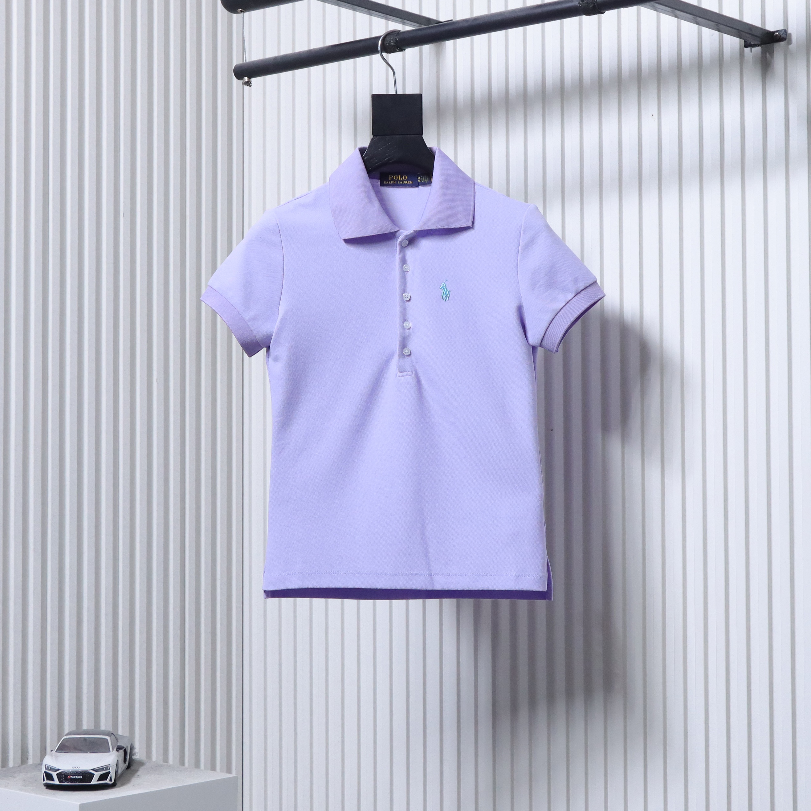 Ralph Lauren Five-Button Pony Logo Embroidery Short Sleeve Polo Shirt Style 1