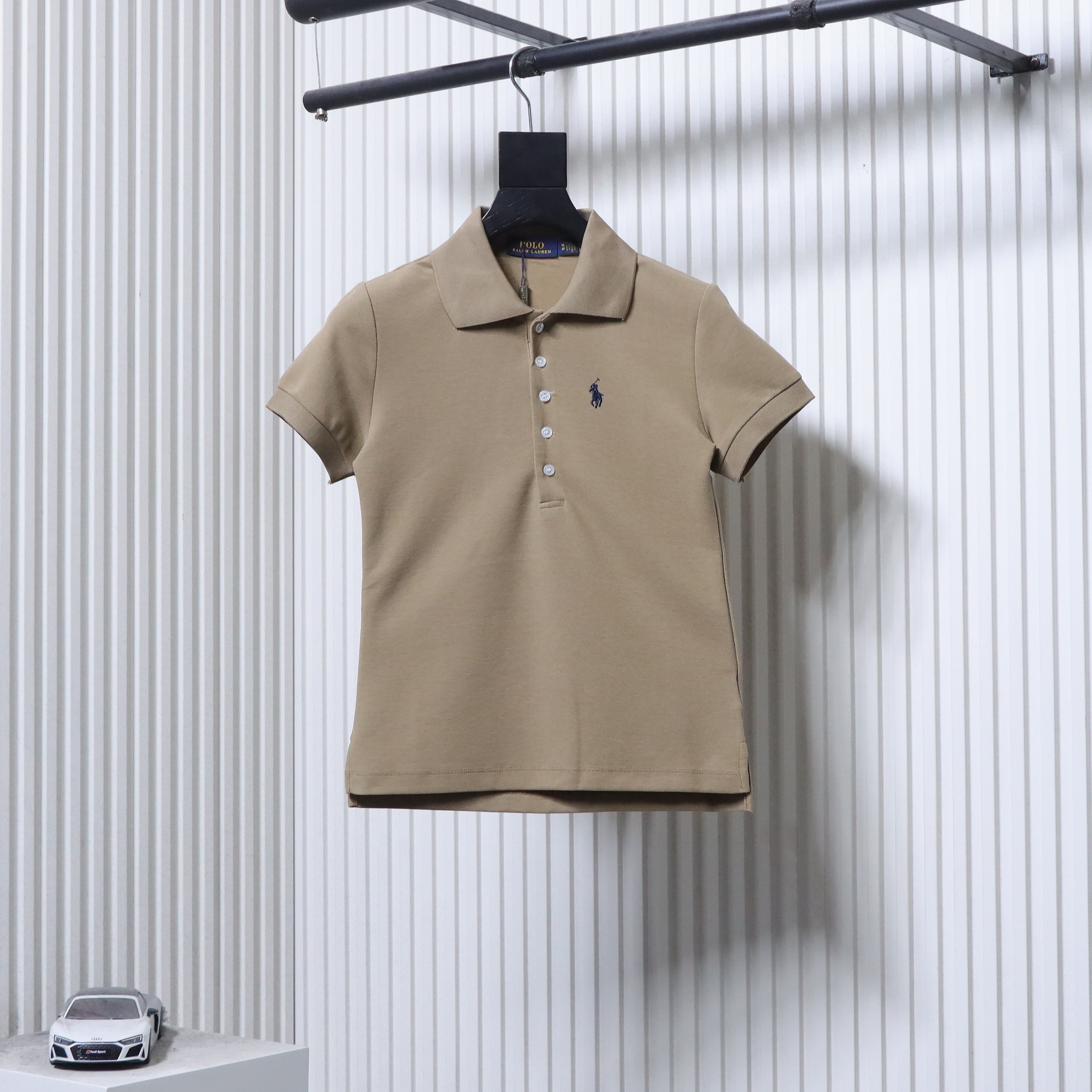 Ralph Lauren Five-Button Pony Logo Embroidery Short Sleeve Polo Shirt Style 3