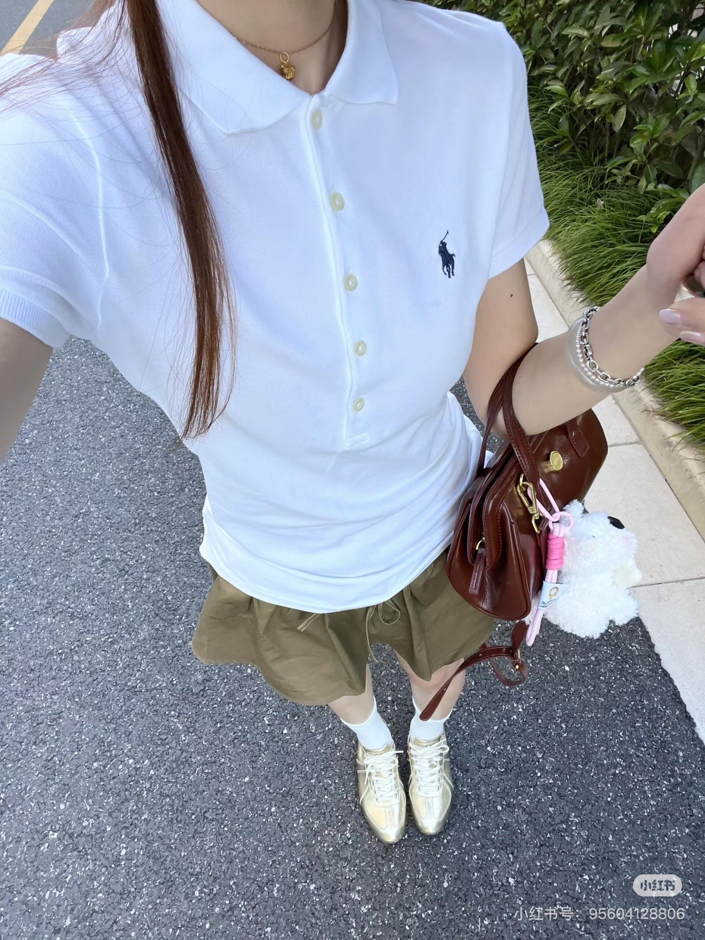 Ralph Lauren Five-Button Pony Logo Embroidery Short Sleeve Polo Shirt Style 4