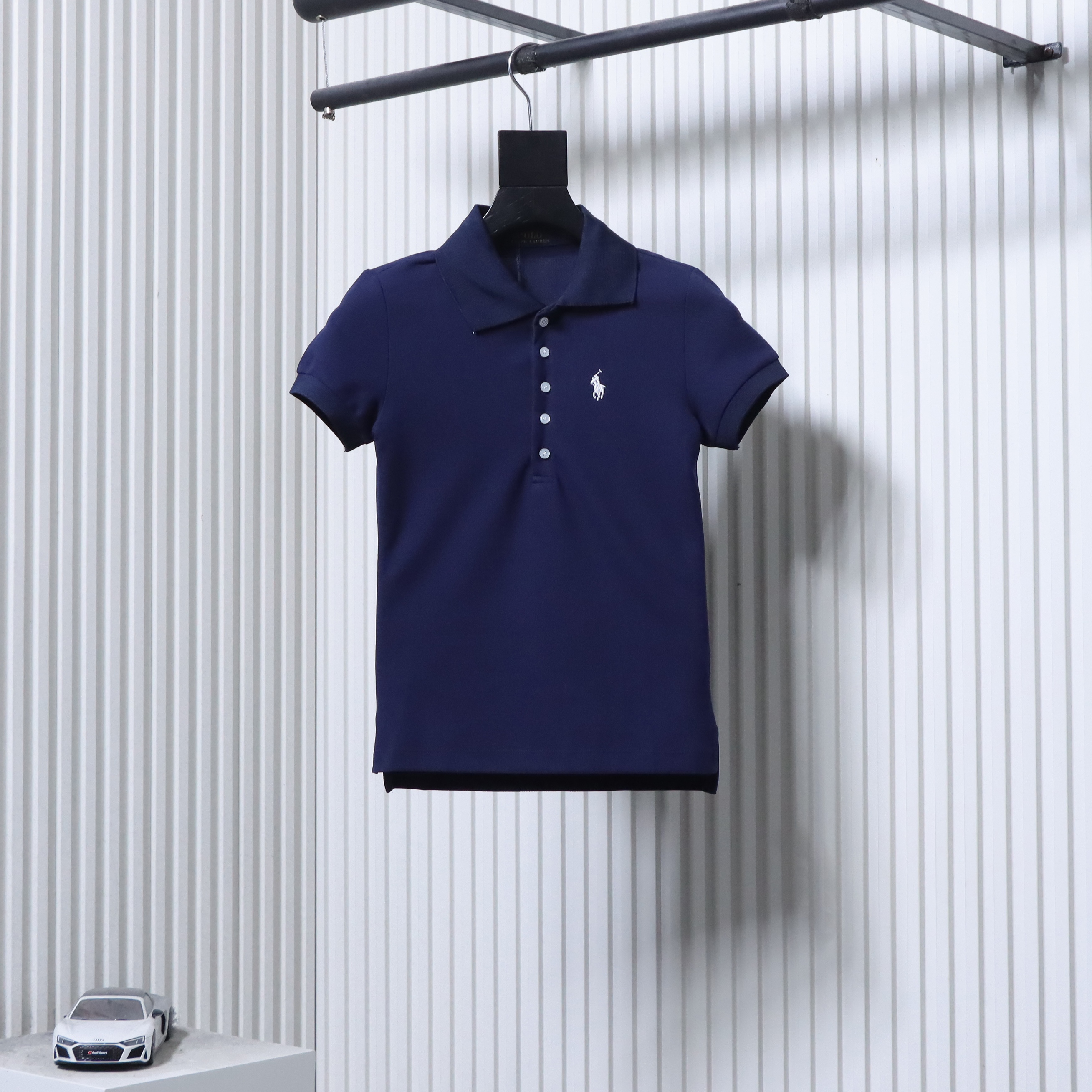 Ralph Lauren Five-Button Pony Logo Embroidery Short Sleeve Polo Shirt Style 5